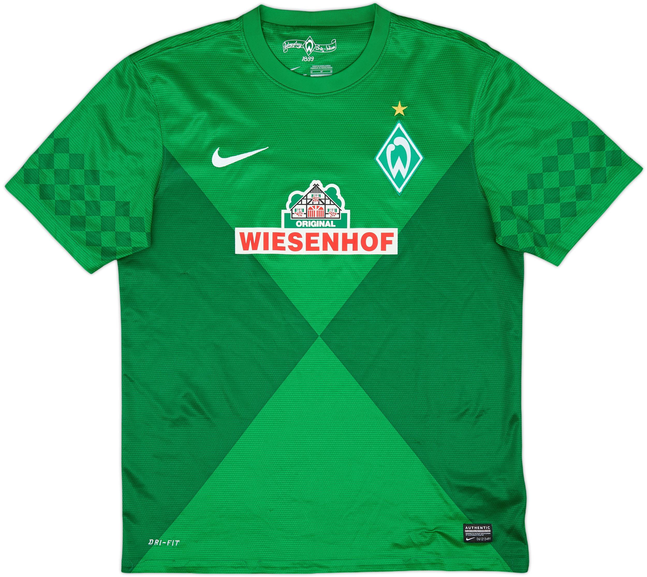 2012-13 Werder Bremen Home Shirt - 9/10 - (M)