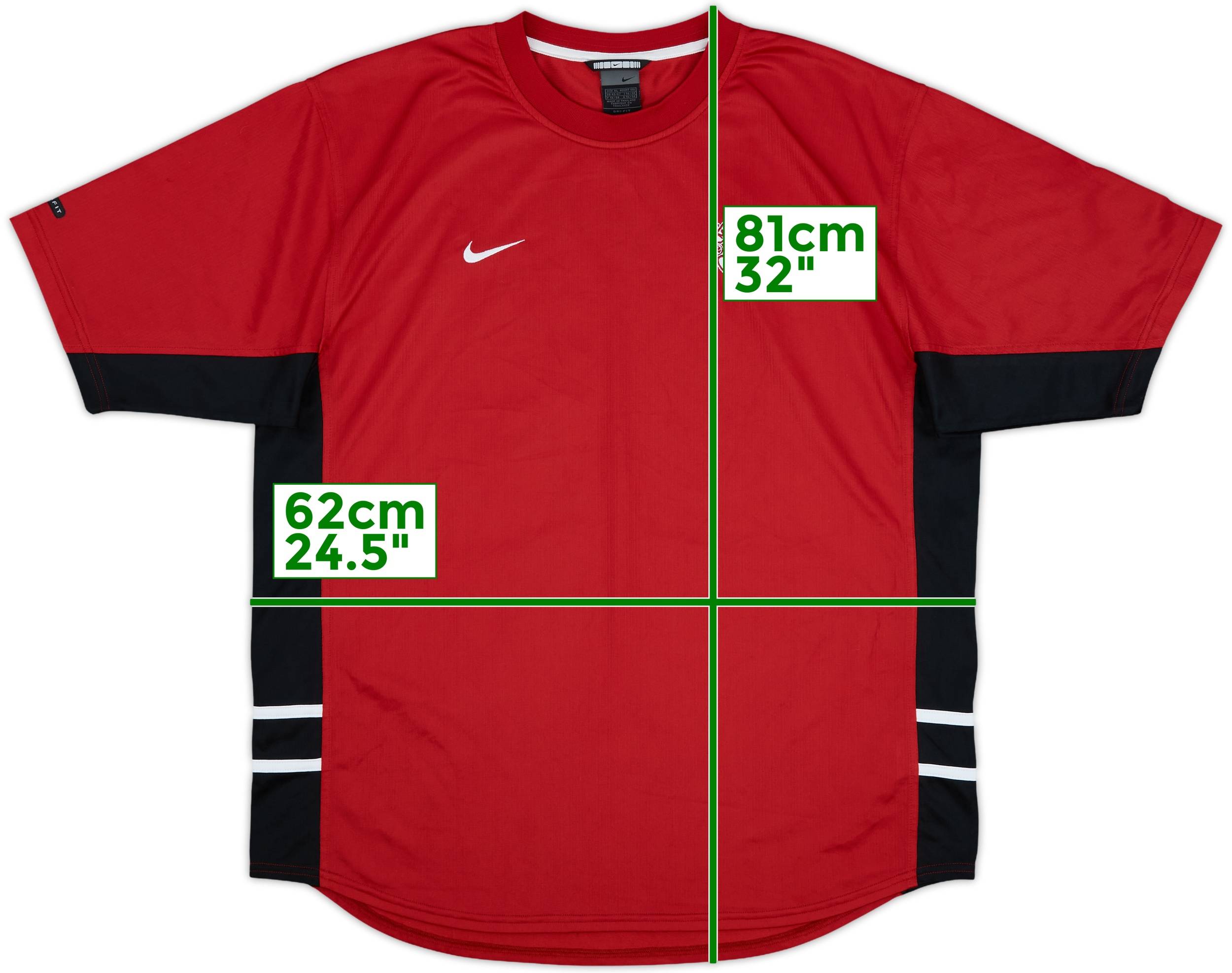 2003-04 Manchester United Nike Training Shirt - 10/10 - (XL)