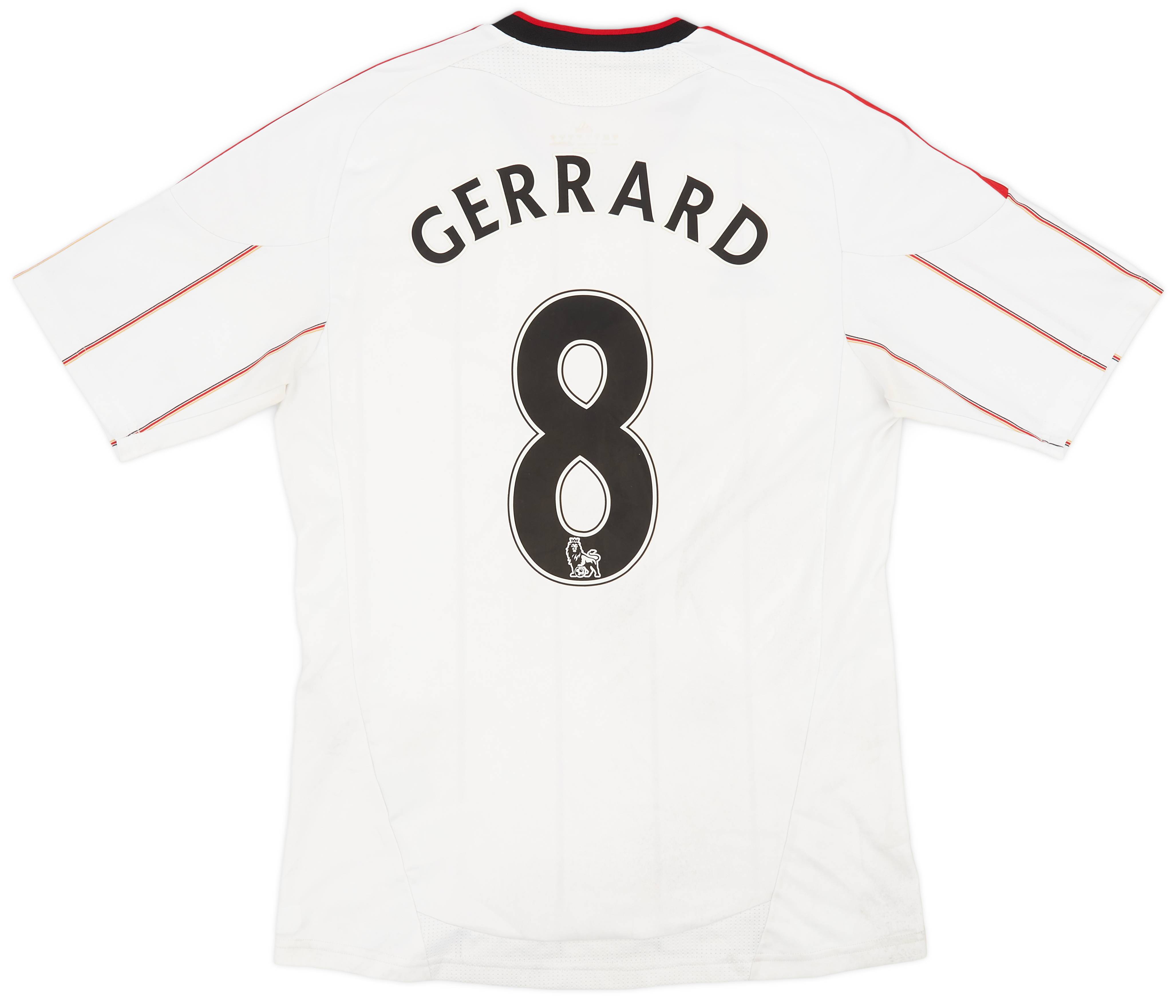2010-11 Liverpool Away Shirt Gerrard #8 - 5/10 - (S)