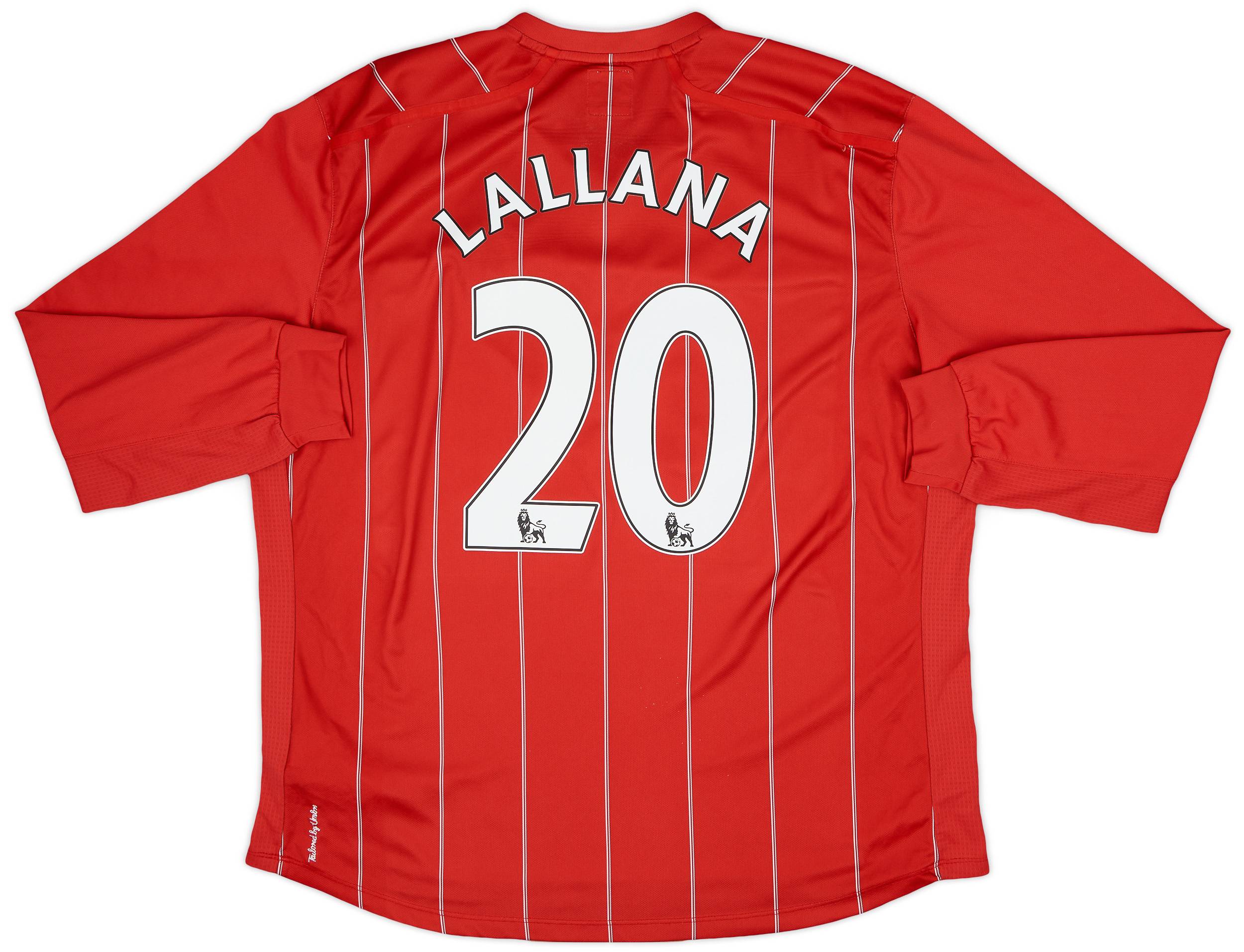 2012-13 Southampton Home L/S Shirt Lallana #20 - 6/10 - (XXL)