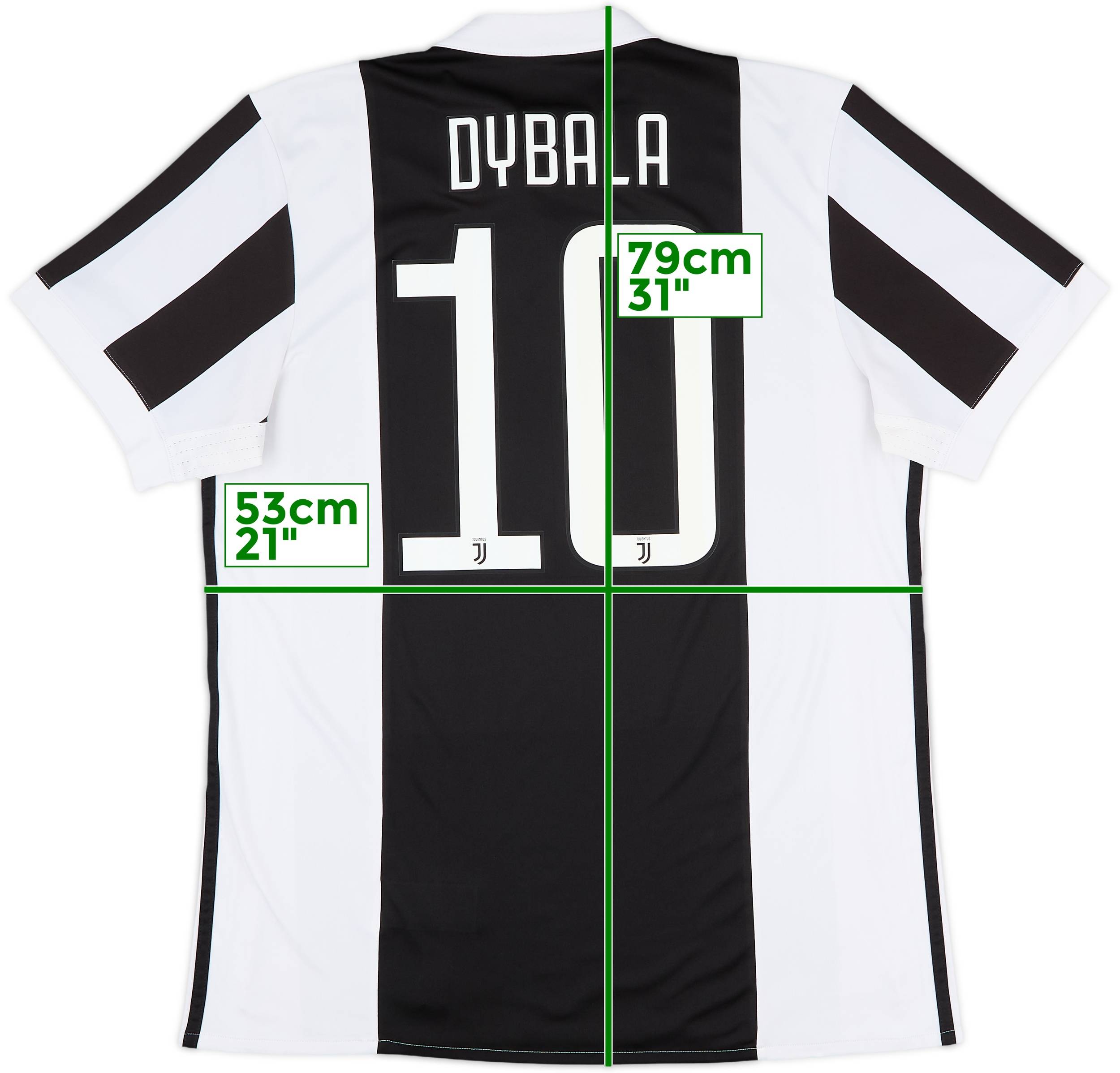Juventus DYBALA 10 シャツ Lサイズ 2017-18 Juventus Home Shirt Dybala #10 - 6/10 - (L)