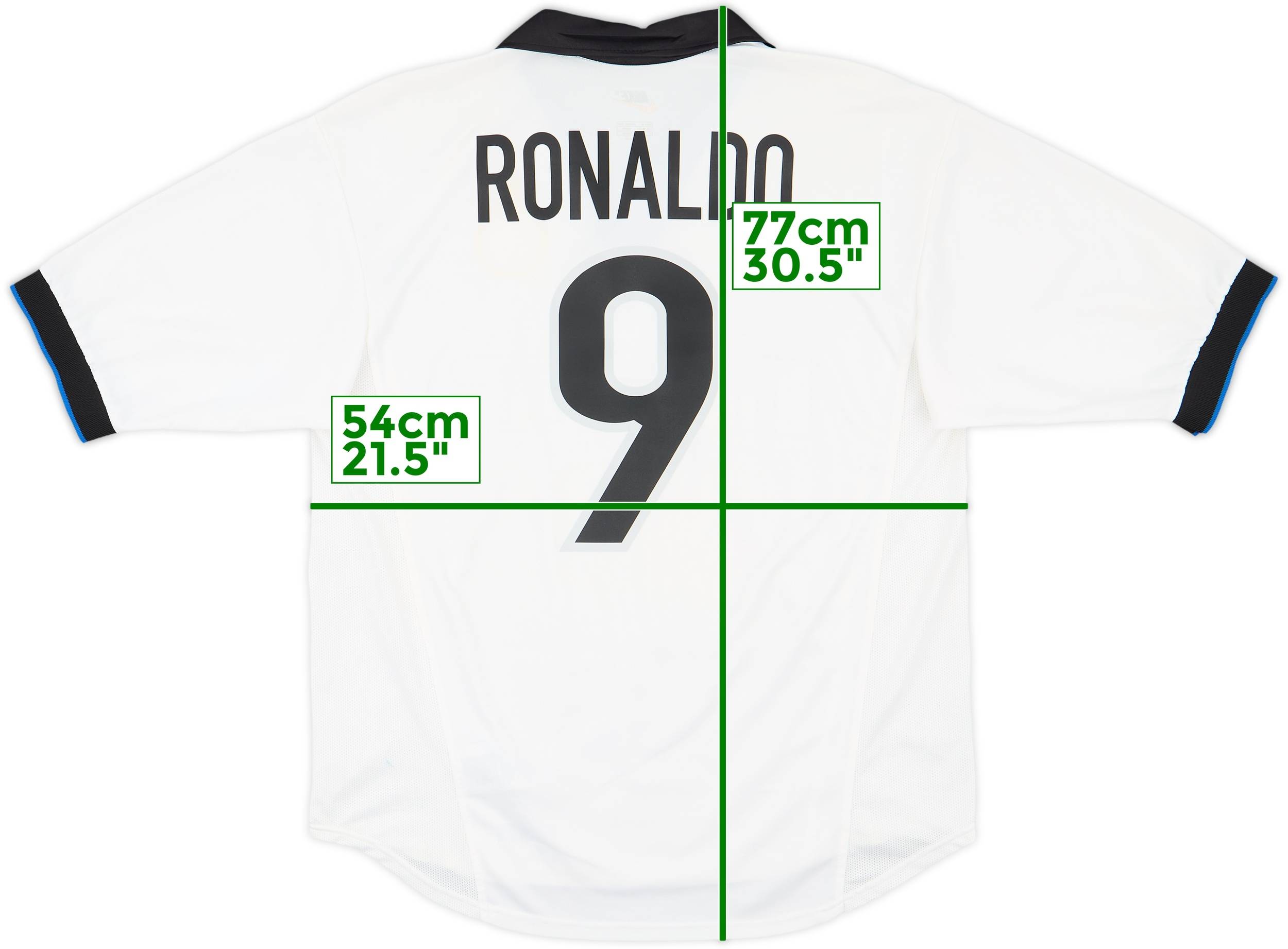 ウェア inter 1998 1999 Ronaldo INTER MILAN 1998/1999 HOME FOOTBALL SHIRT JERSEY L #9