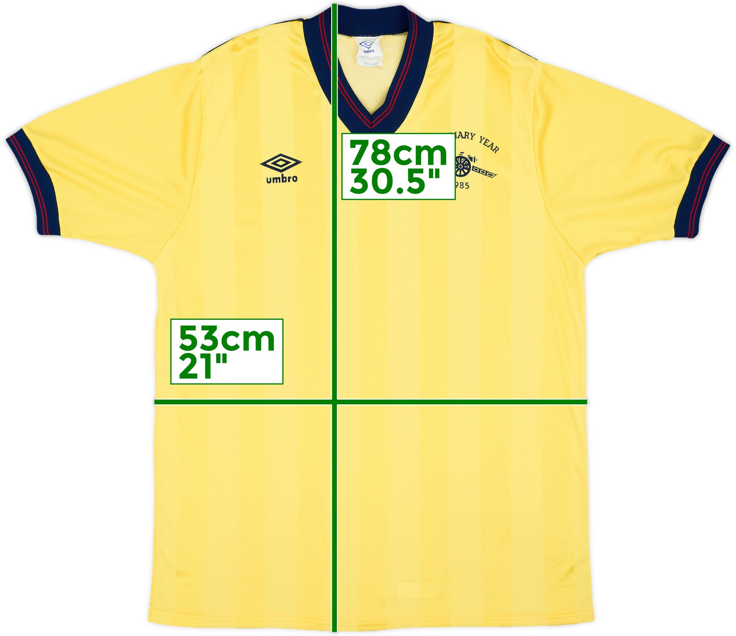 1985-86 Arsenal Centenary Away Shirt 9/10 (L)