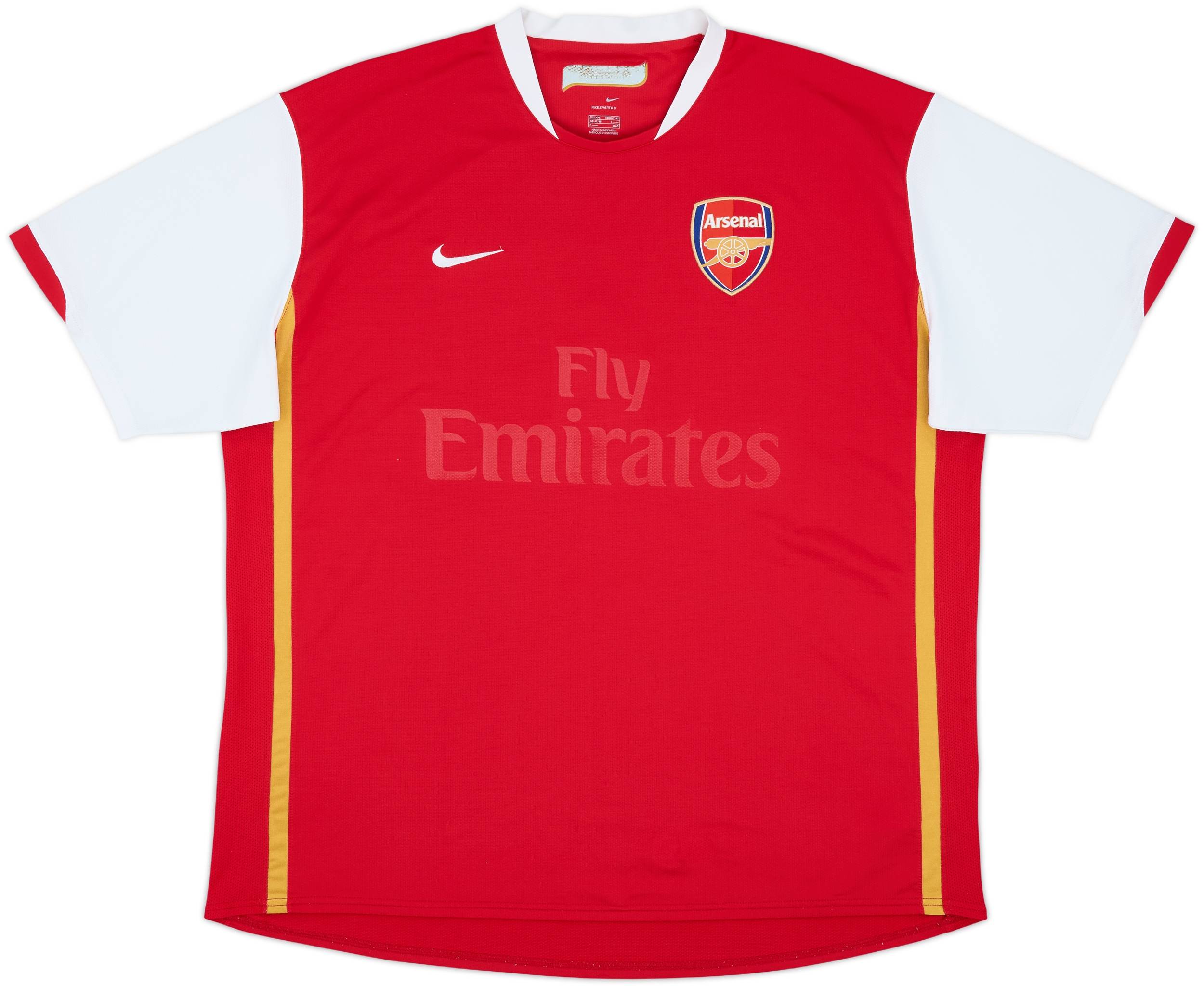 アーセナル　ユニフォーム（No.4 fabregas） MEN'S FABREGAS #4 UEFA FC ARSENAL 2008/2009 SOCCER FOOTBALL