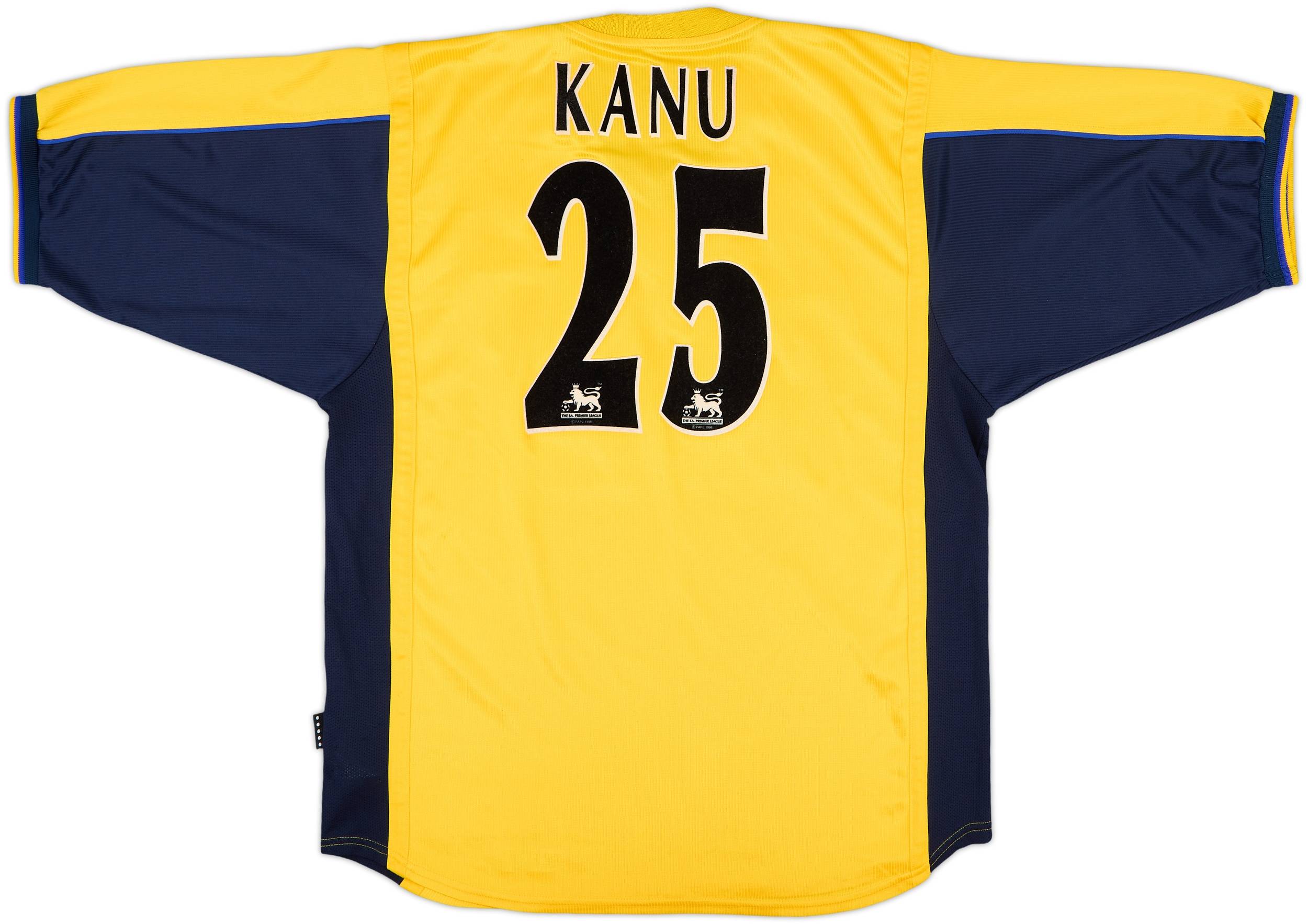 1999-01 Arsenal Away Shirt Kanu #25 - 8/10 - (L)