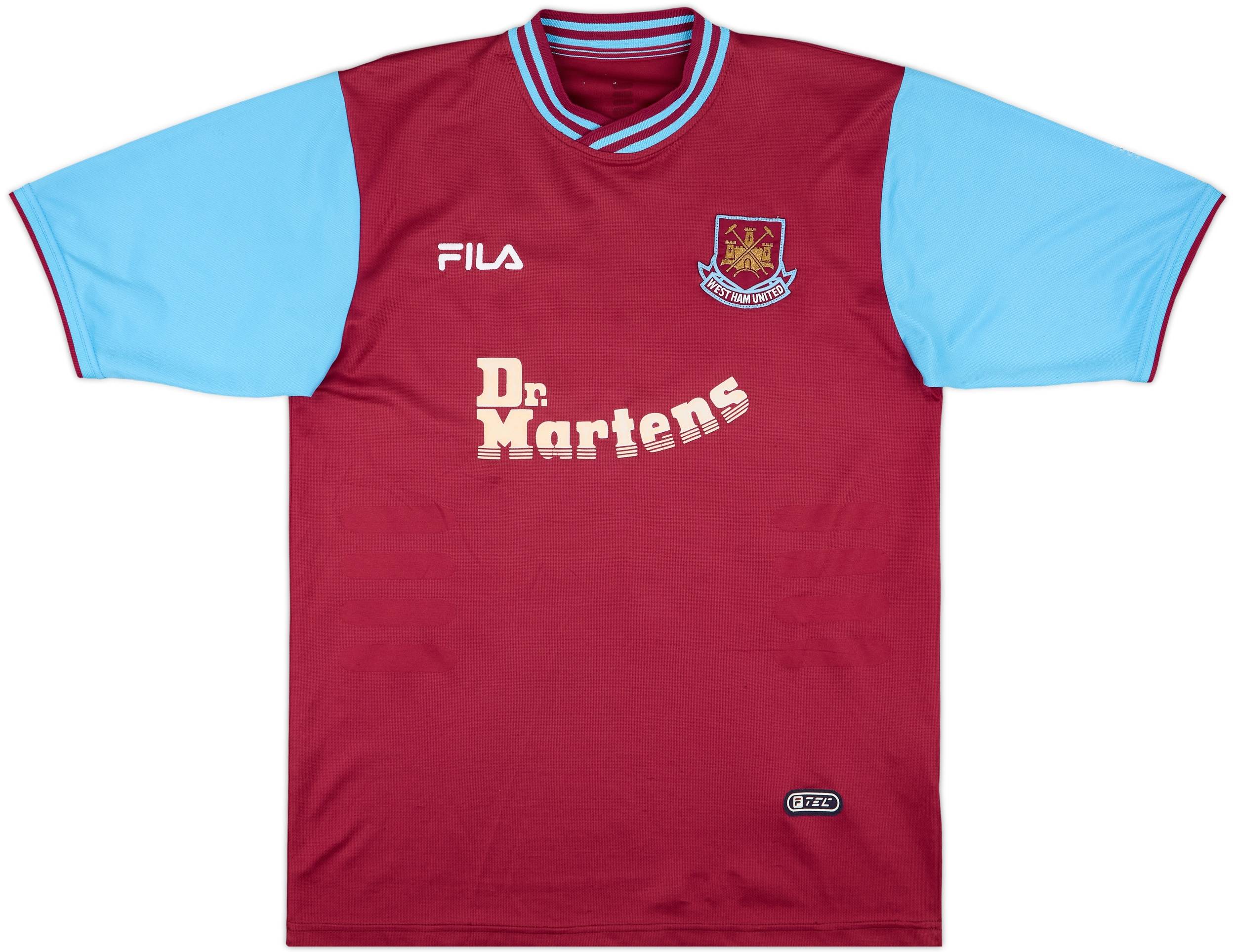 FILA WEST HAM UNITED ジャージ DI CANIO 10 L 1999-01 West Ham Home Shirt Di Canio #10 - 6/10 - (XL)