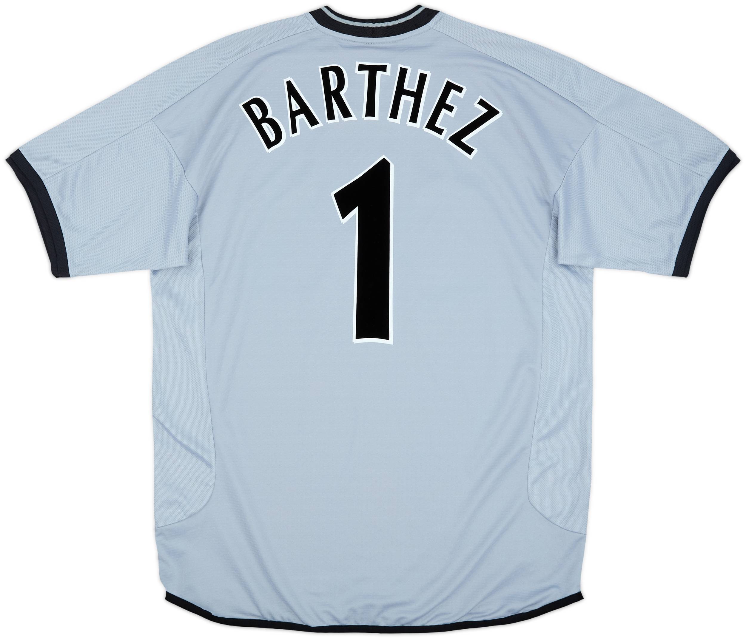 2001-02 Manchester United Centenary GK S/S Shirt Barthez #1
