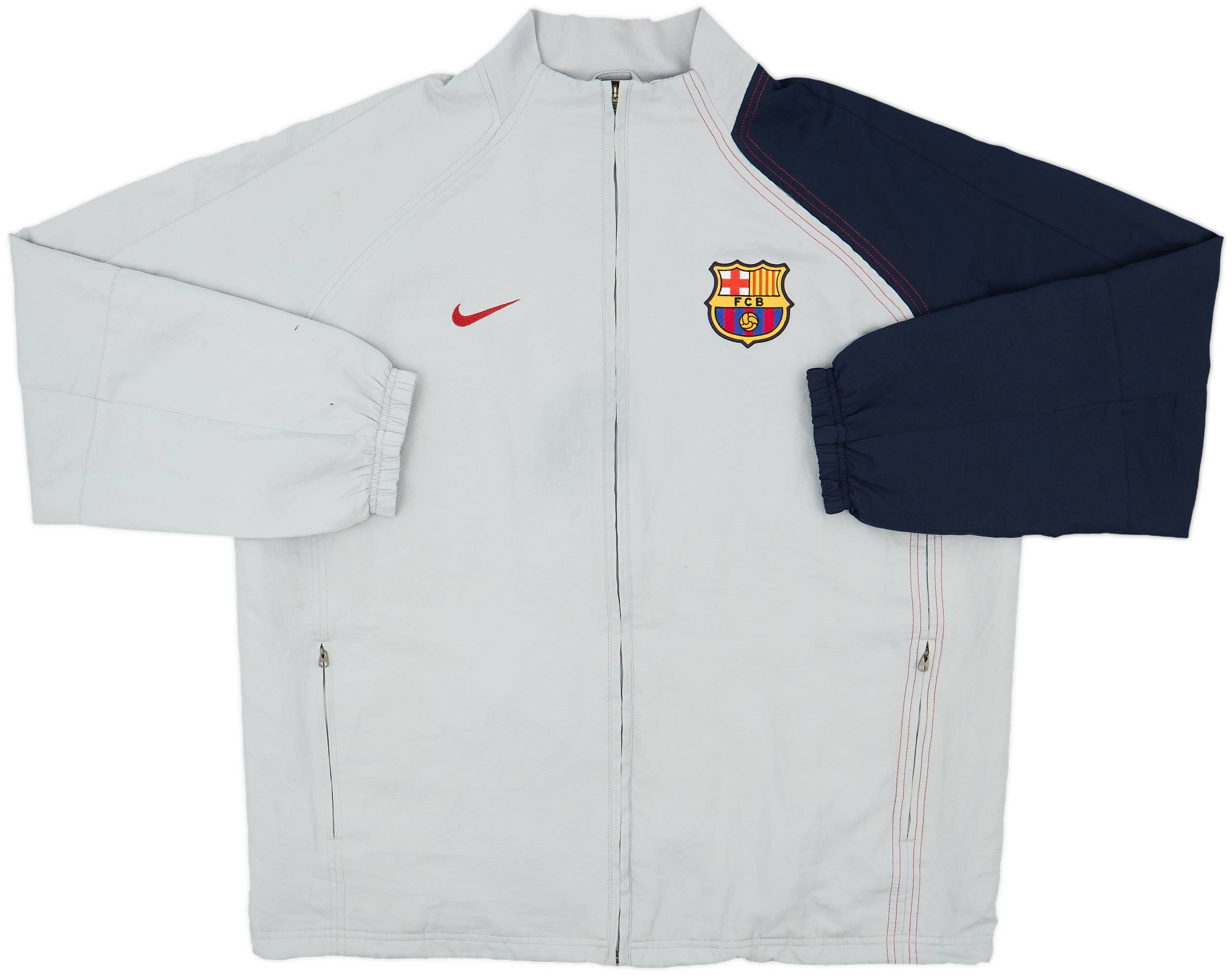 FC Barcelona Nike グレー ストライプ 04-05 12f44ba25a8292da01074e66ef7079