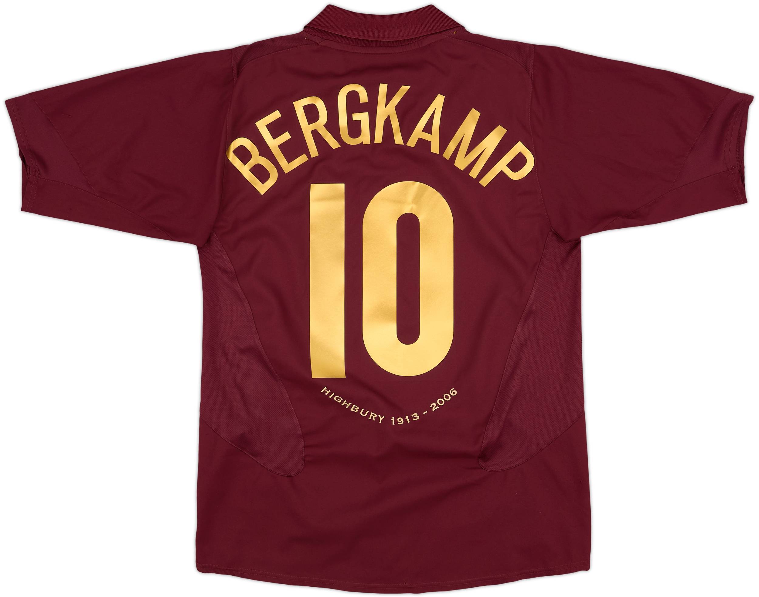 2005-06 Arsenal Home Shirt Bergkamp #10 - 5/10 - (M)