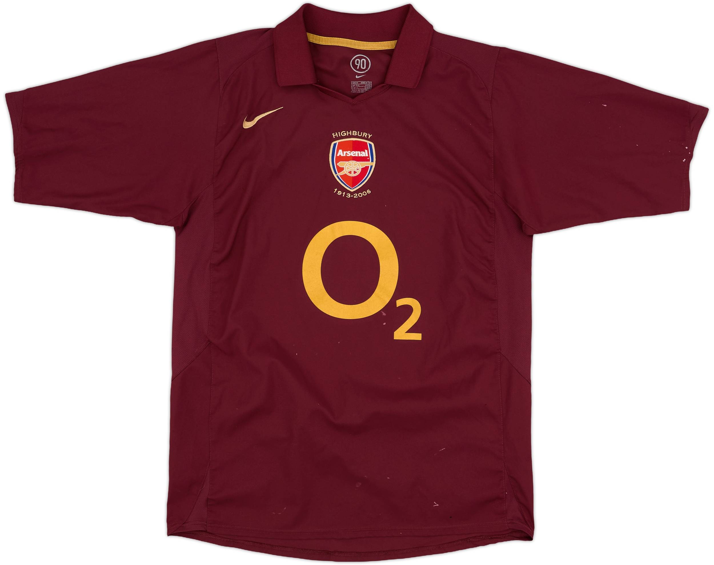 2005-06 Arsenal Home Shirt Bergkamp #10 - 5/10 - (M)
