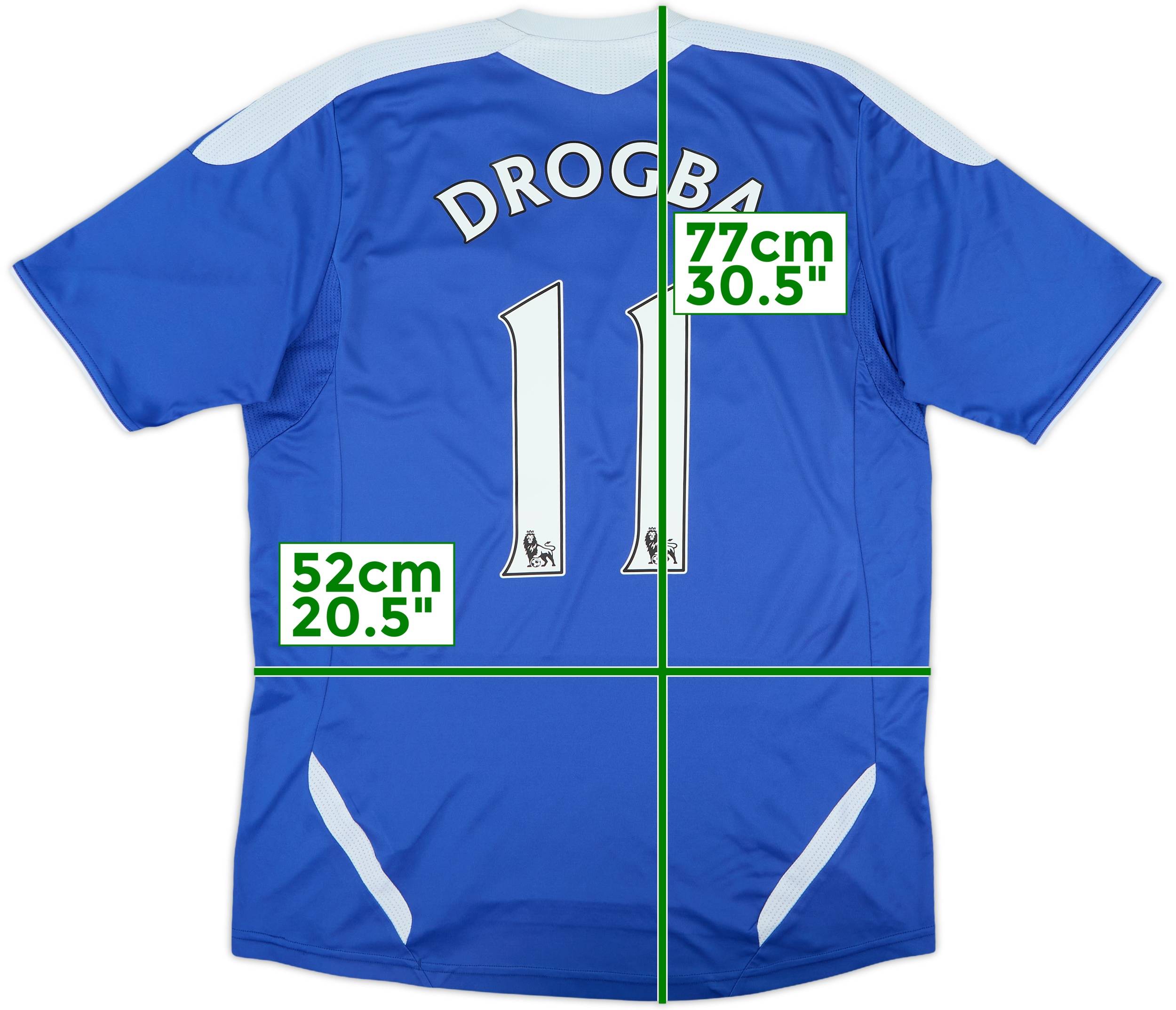 2011-12 Chelsea Home Shirt Drogba #11 - 7/10 - (M)