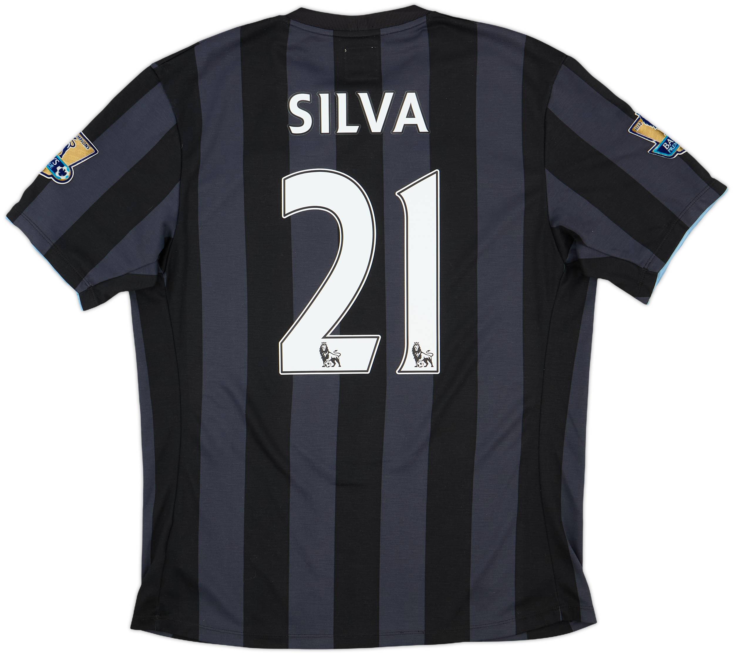 2012-13 Manchester City Third Shirt Silva #21 - 6/10 - (M)