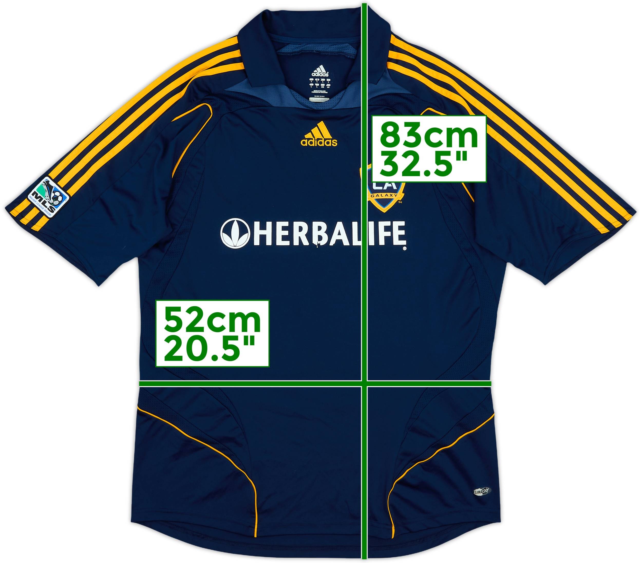 【NEW】【ベッカム】【MLSパッチ付】LAギャラクシー(2007) Vintage LA Los Angeles Galaxy Adidas Authentic 2007 Soccer