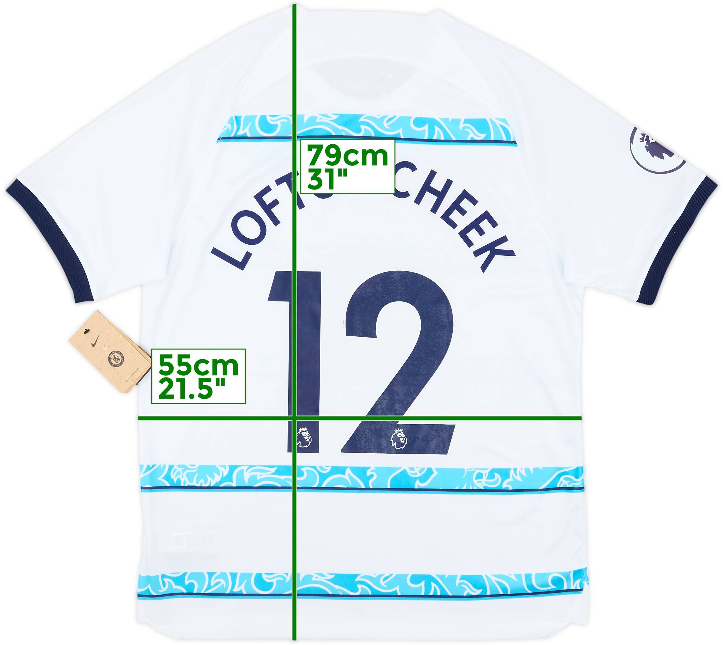 2022-23 Chelsea Away Shirt Loftus-Cheek #12 (L)
