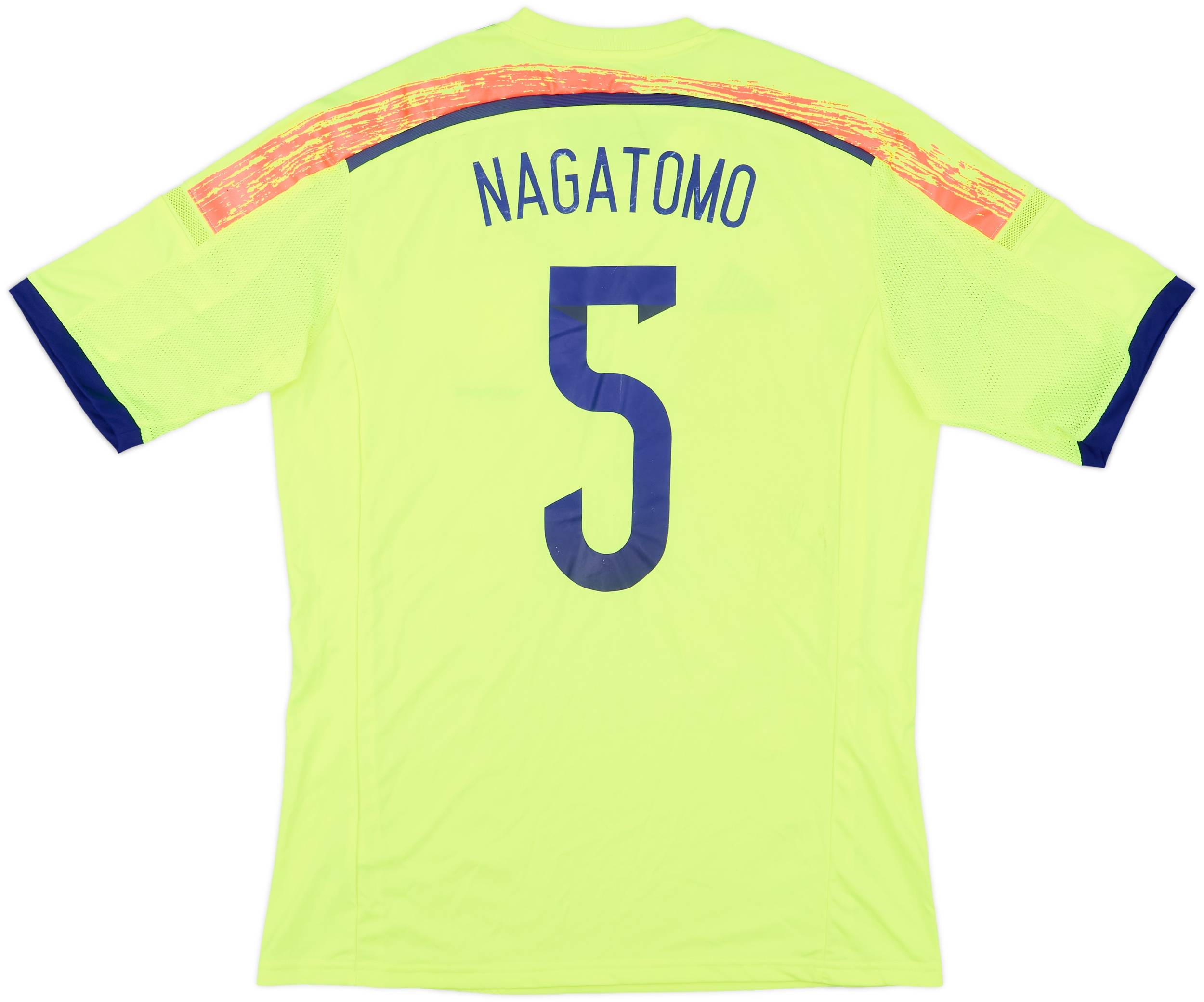 2014 Japan Away Shirt Nagatomo #5 (M)