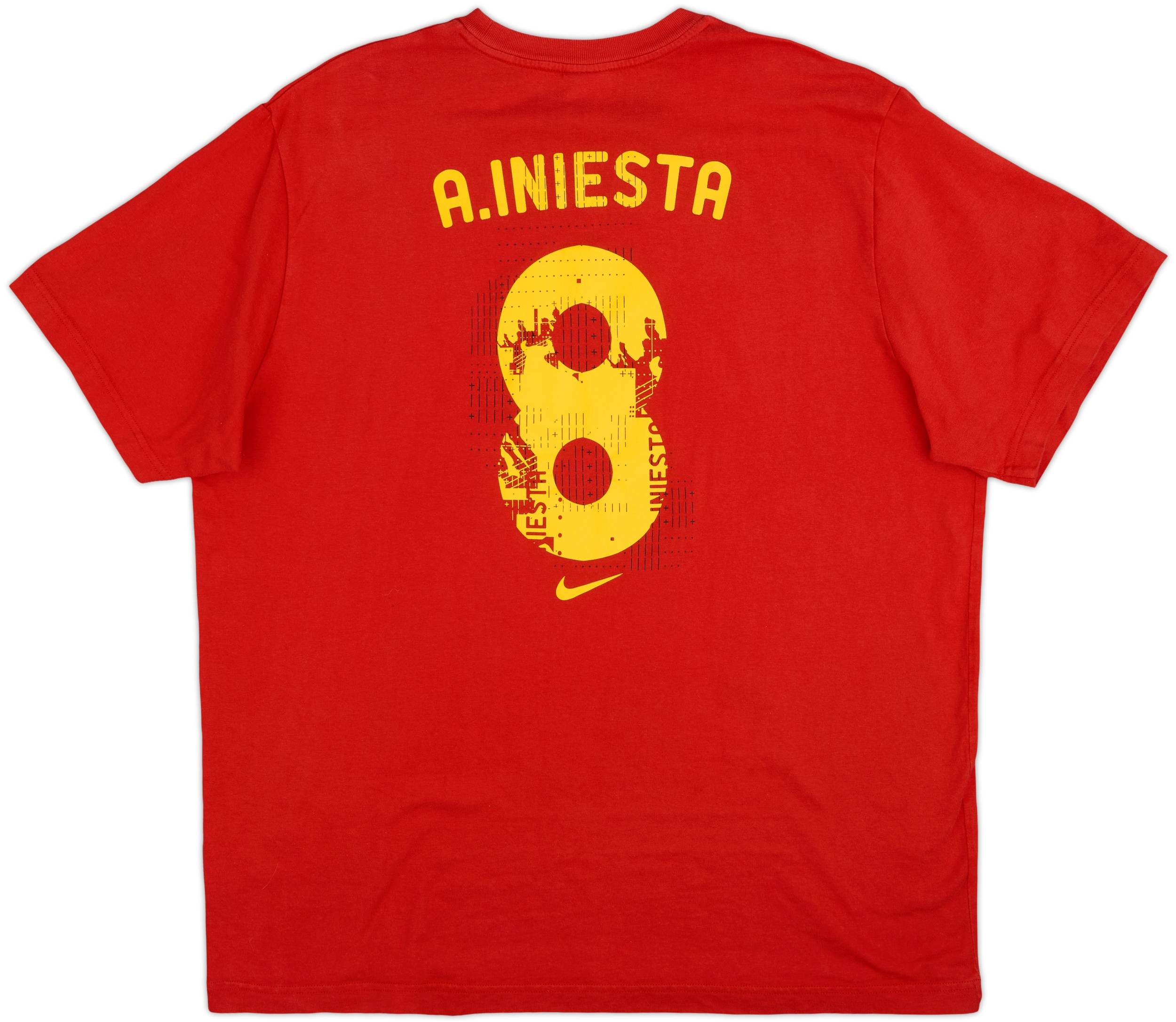 A. INIESTA サイン入り記念品 背番号8 i3031fwc2010f_-