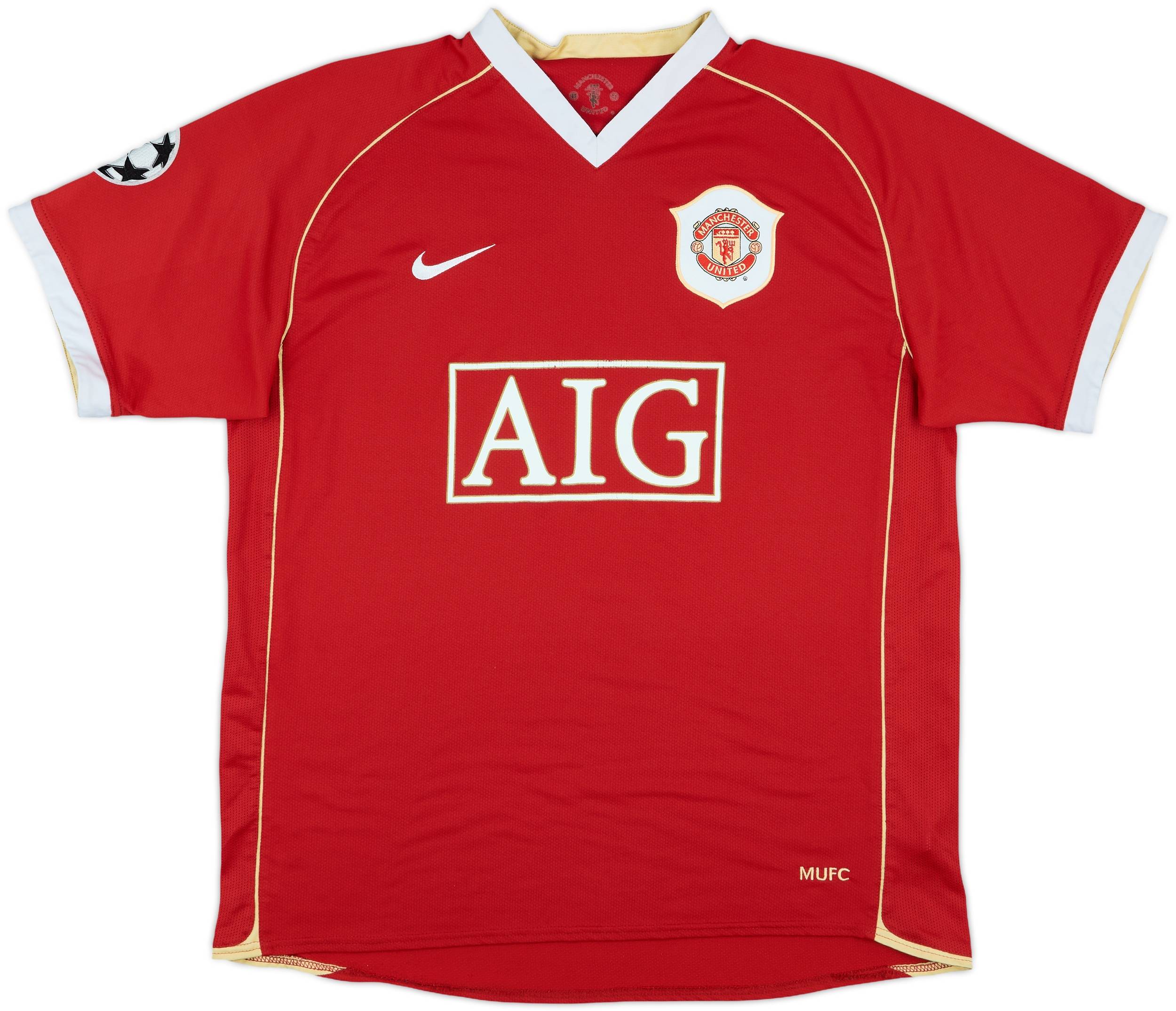 2006-07 Manchester United Home Shirt Ronaldo #7 - 4/10 - (L)