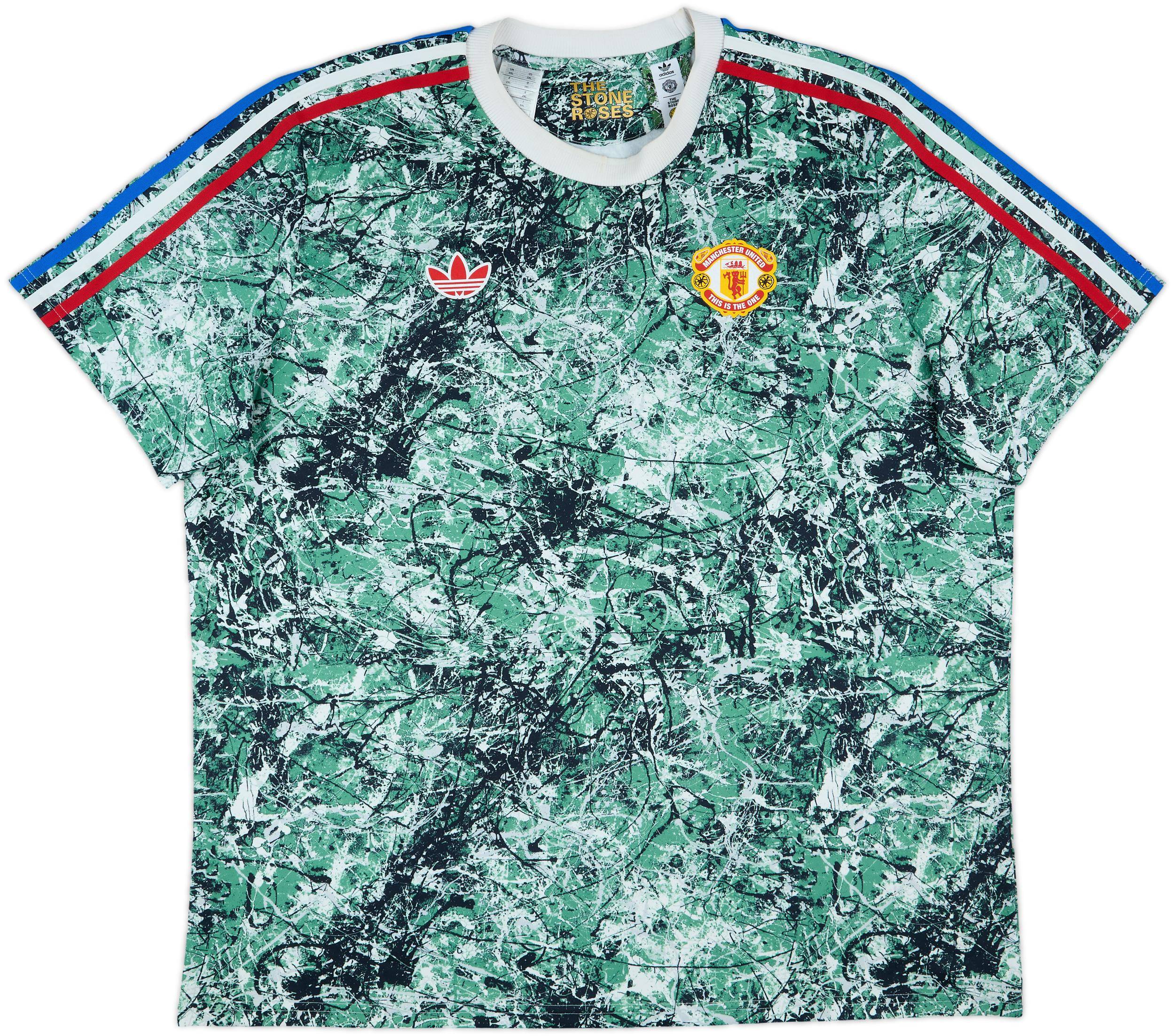 専用Manchester United(Stone Roses)ジャージ Manchester United Track Top Stone Roses OG - Black