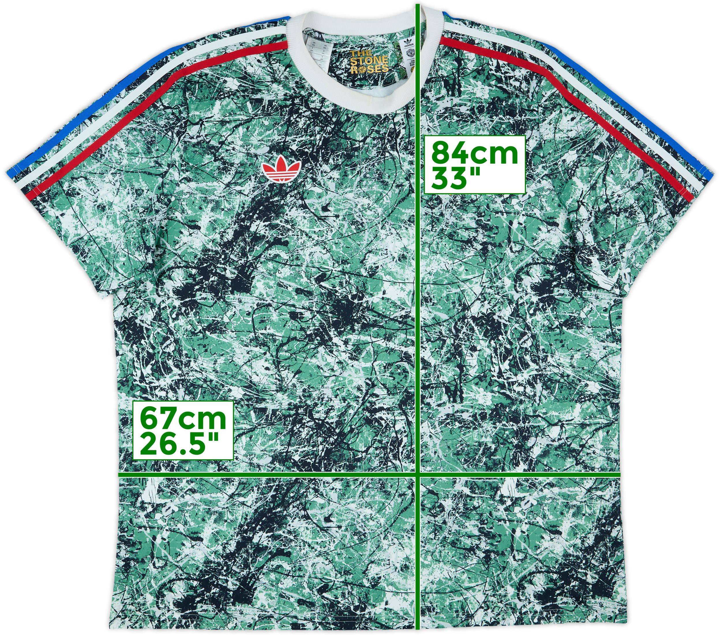 ウェア Manchester Utd x Stone Roses by Adidas Manchester United Stone Roses Originals Icon Jersey