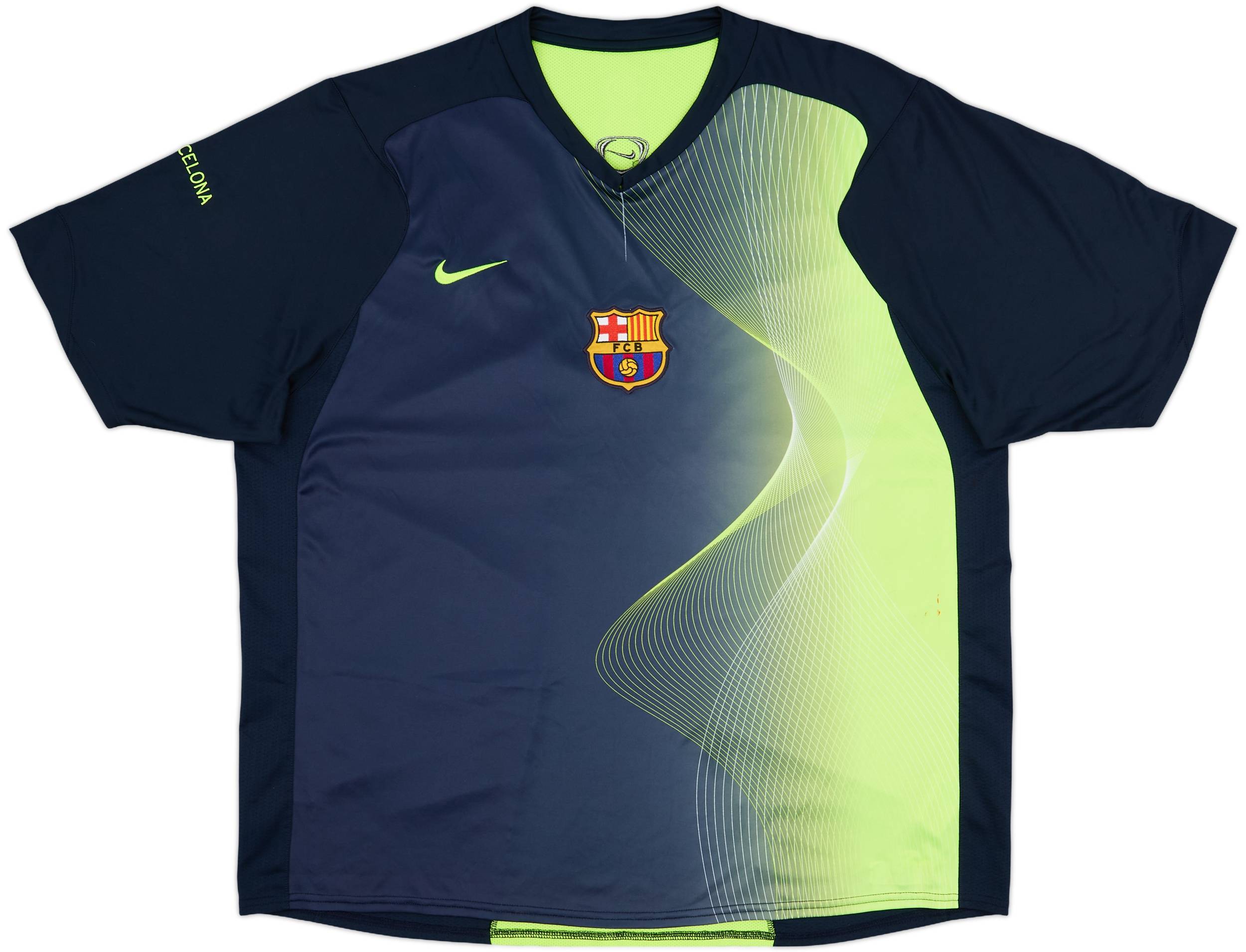 2005-06 Barcelona Nike Training Shirt - 6/10 - (XL)