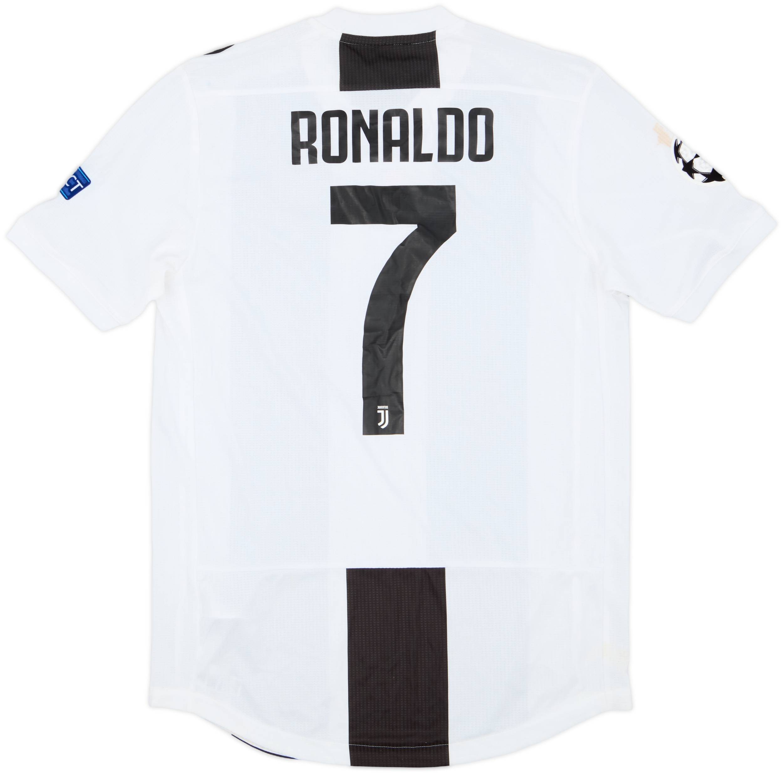 オーセンティックユベントス RONALDO 7番 シャツ 2018-19 Juventus Authentic Home Shirt Ronaldo #7 (M)