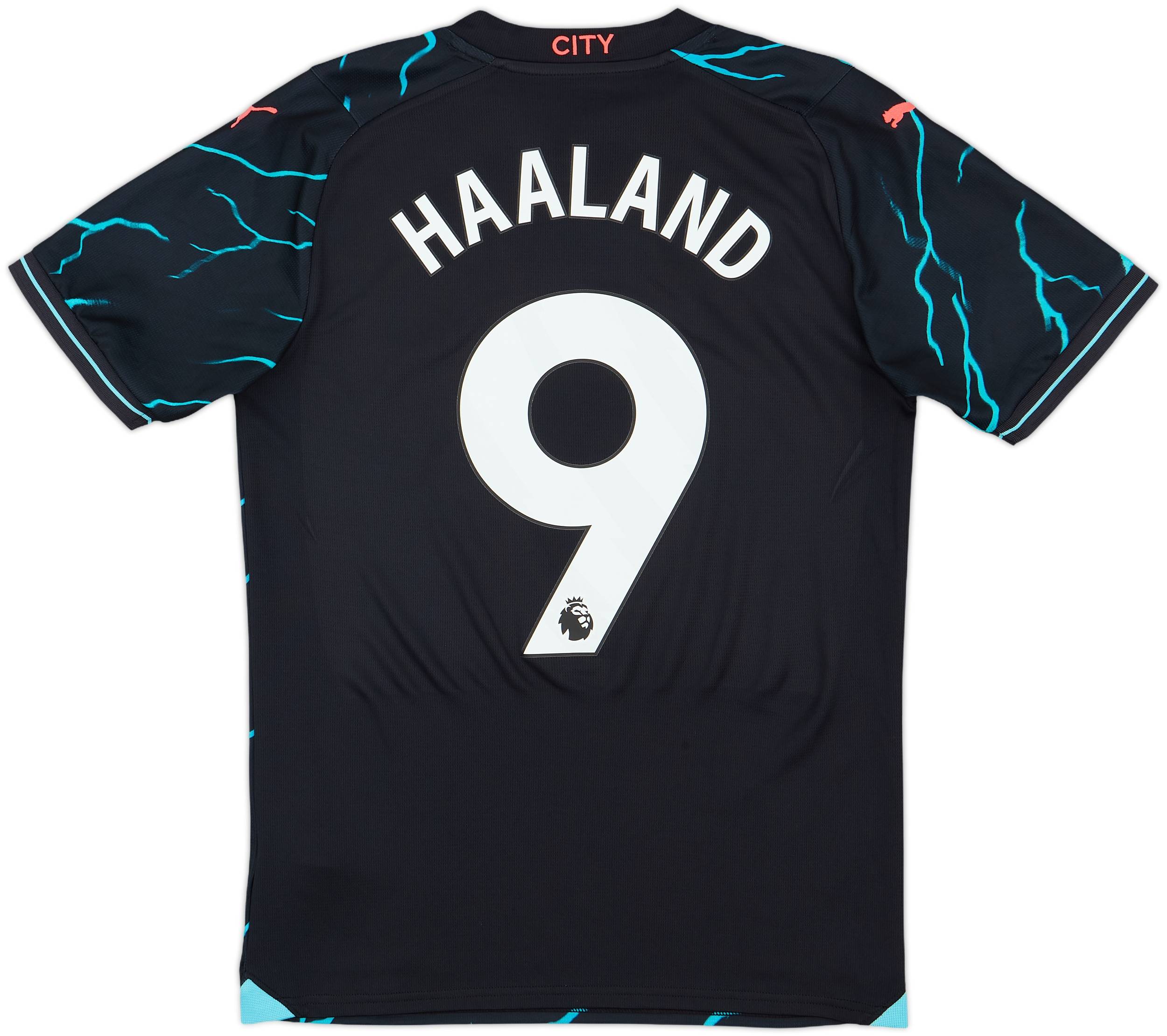 日本限定23-24 Manchester City L 値下げOK 2023-24 Manchester City Third Shirt Haaland #9 - 8/10 - (S)