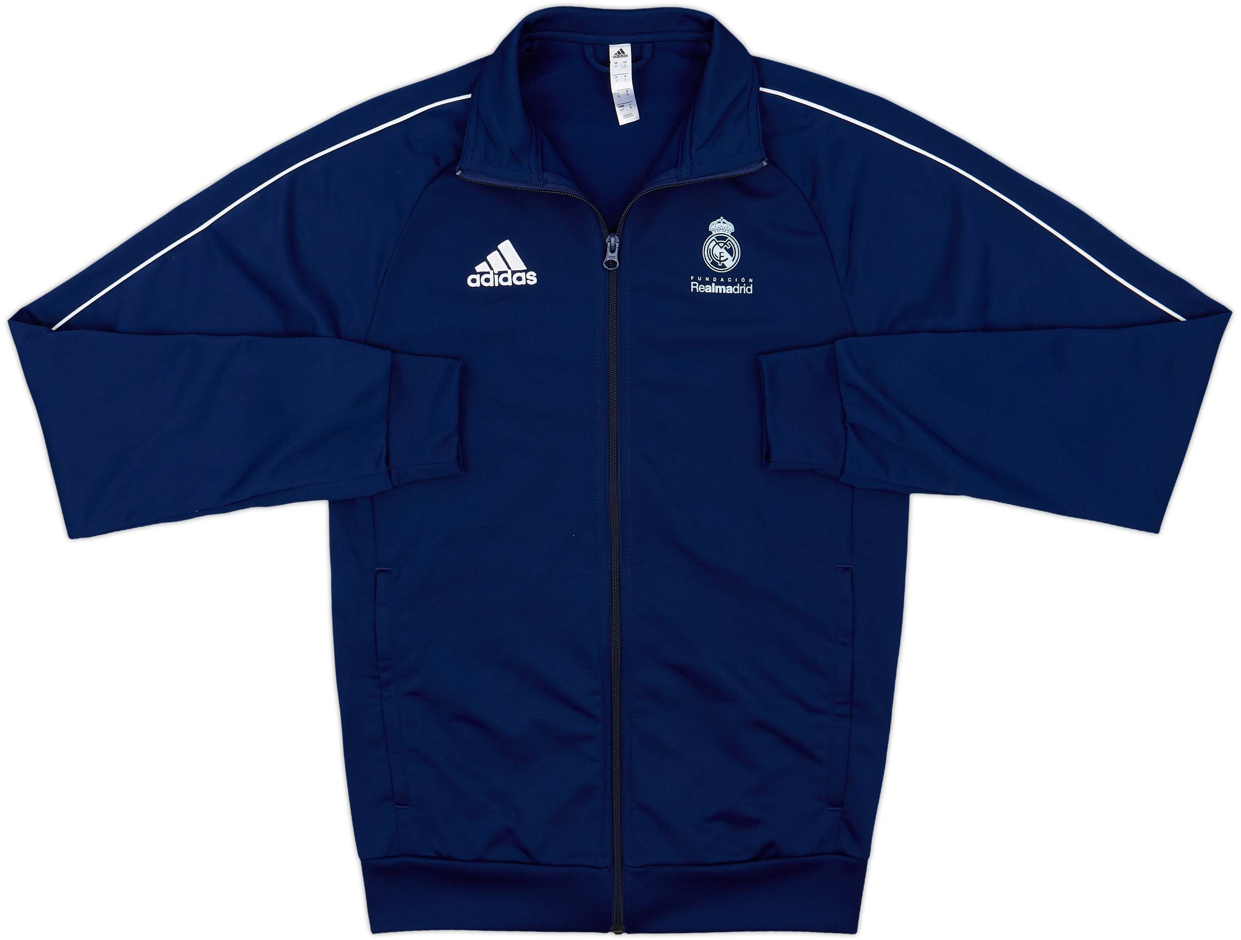 ADIDAS REAL MADRID TRACK ジャケット ADIDAS REAL MADRID TRACK JACKET - BLACK/WHITE
