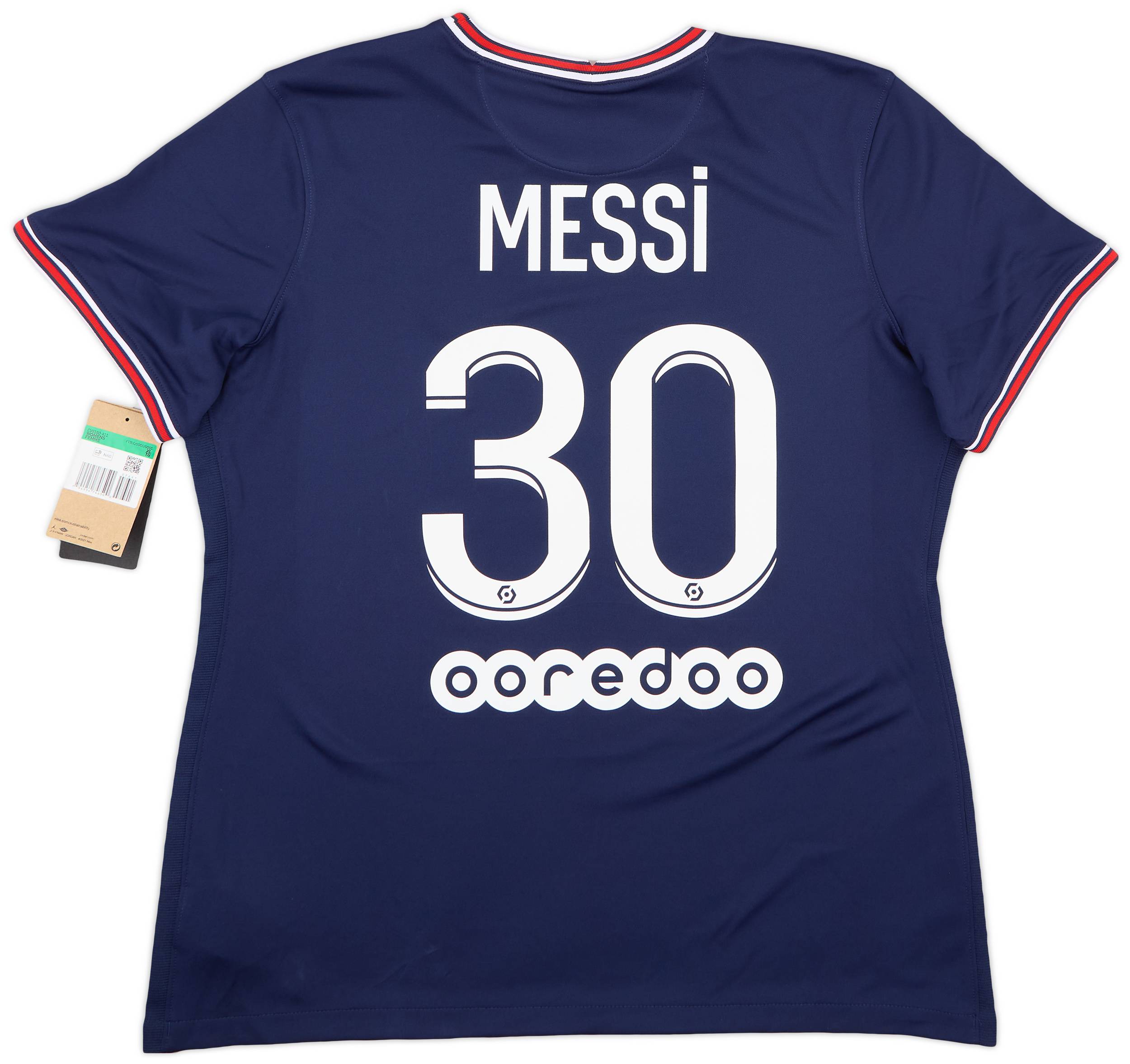 2021-22 Paris Saint-Germain Home Shirt Messi #30 (Women's XL)
