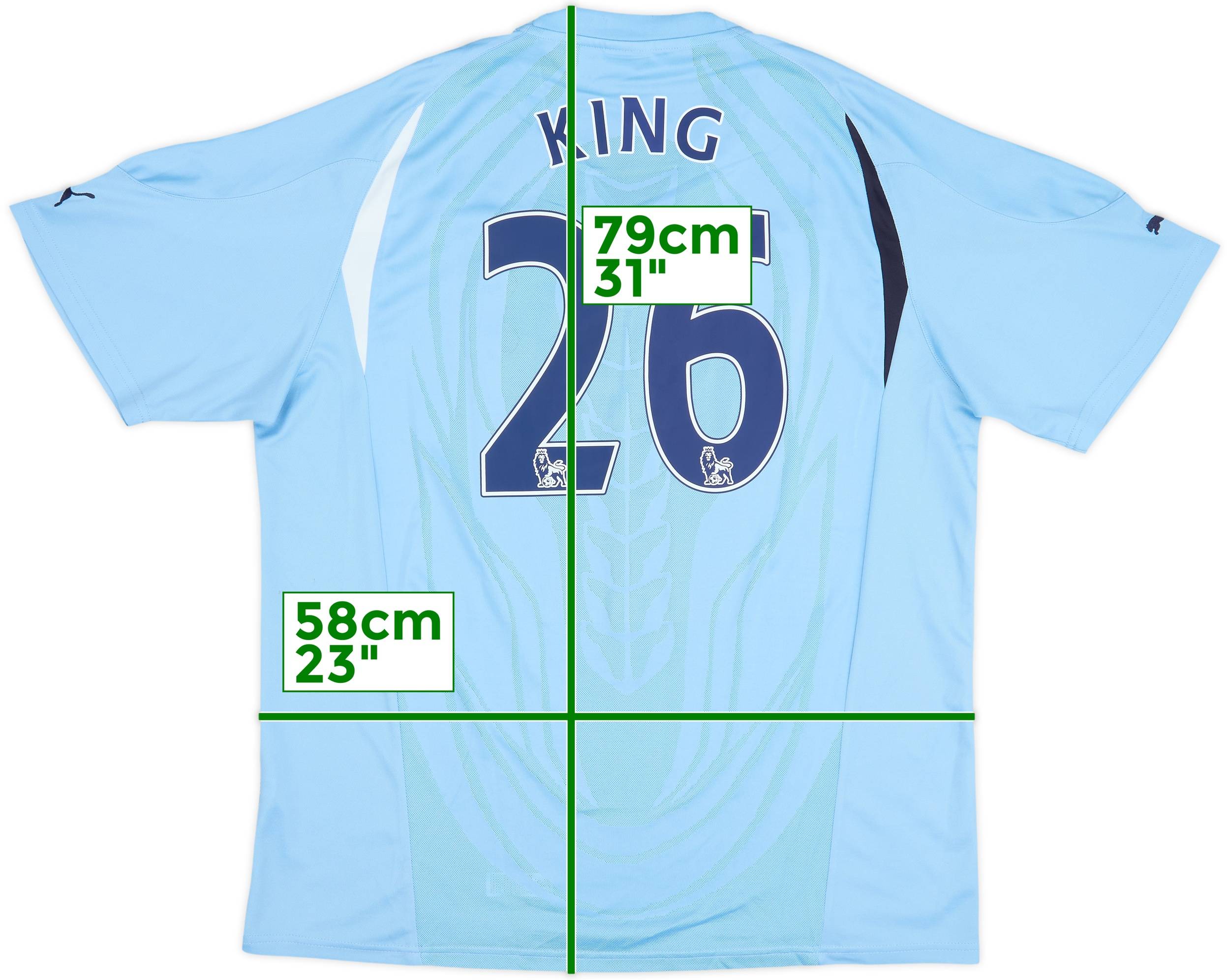 2010-11 Tottenham Away Shirt King #26 - 9/10 - (XL)