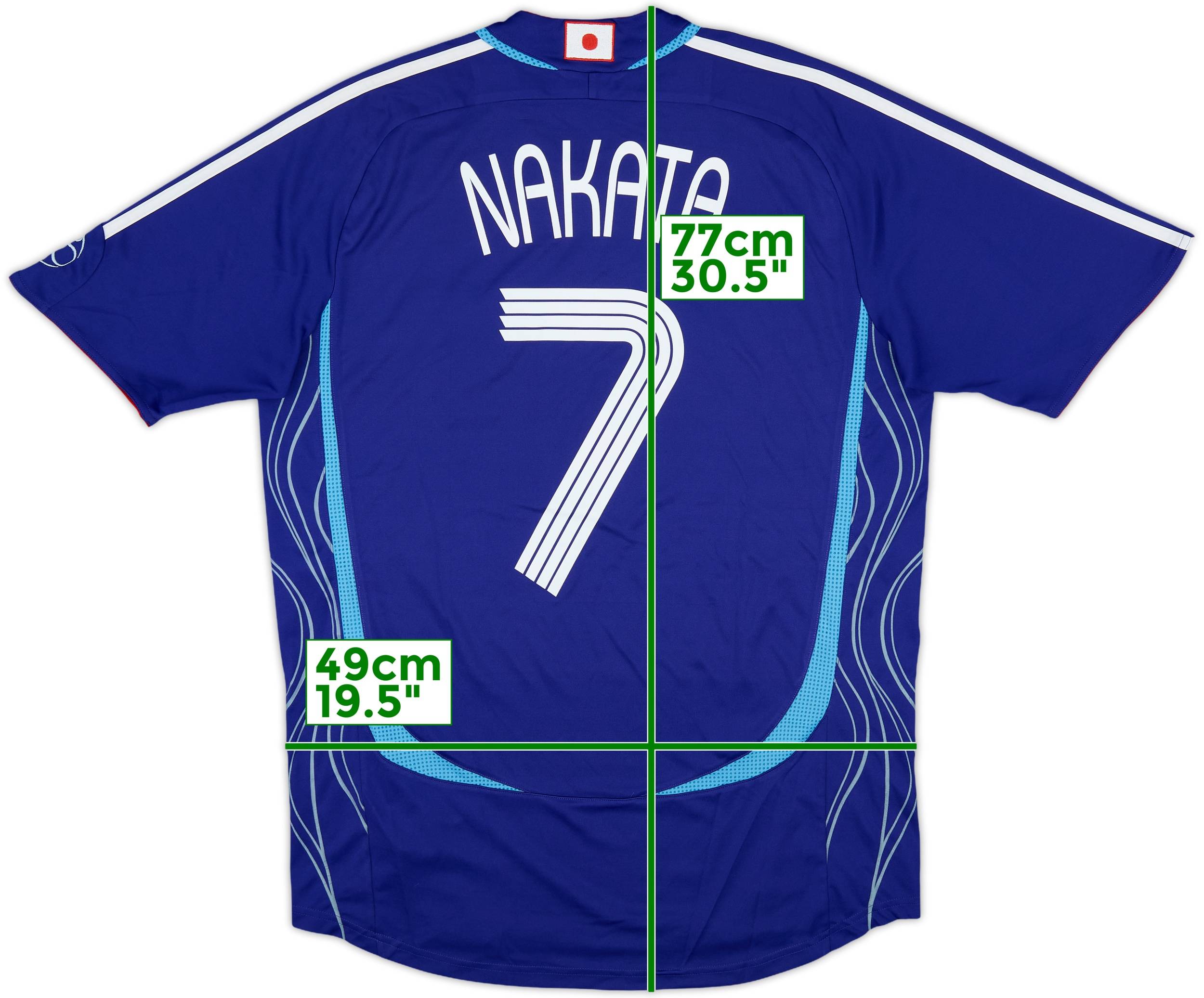 ACぺルージャ　Hidetoshi Nakata 7 レプリカユニフォーム ACぺルージャHidetoshi Nakata 7 レプリカユニフォーム