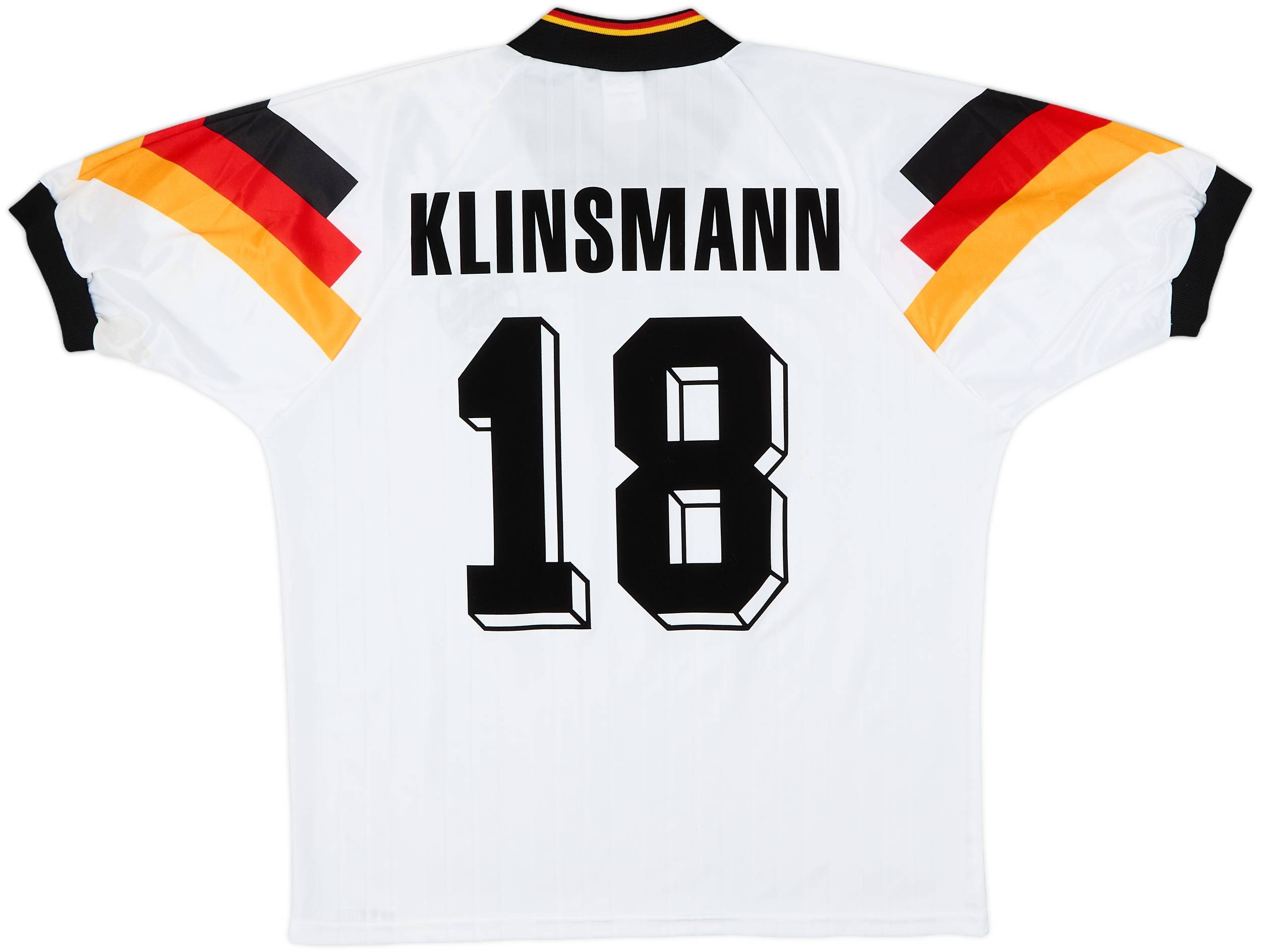 1992-94 Germany Home Shirt Klinsmann #18 - 8/10 - (M/L)