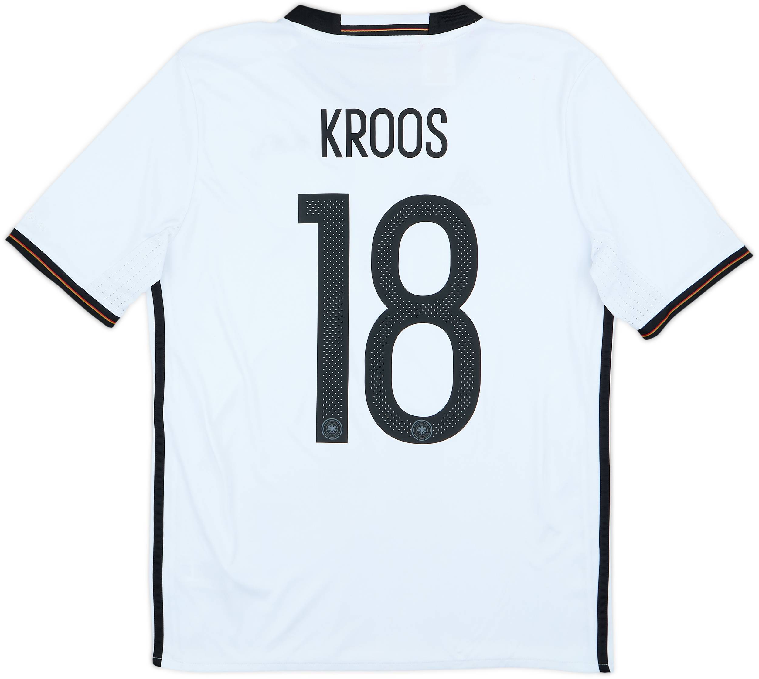 2015-16 Germany Home Shirt Kroos #18 - 6/10 - (XL.Boys)