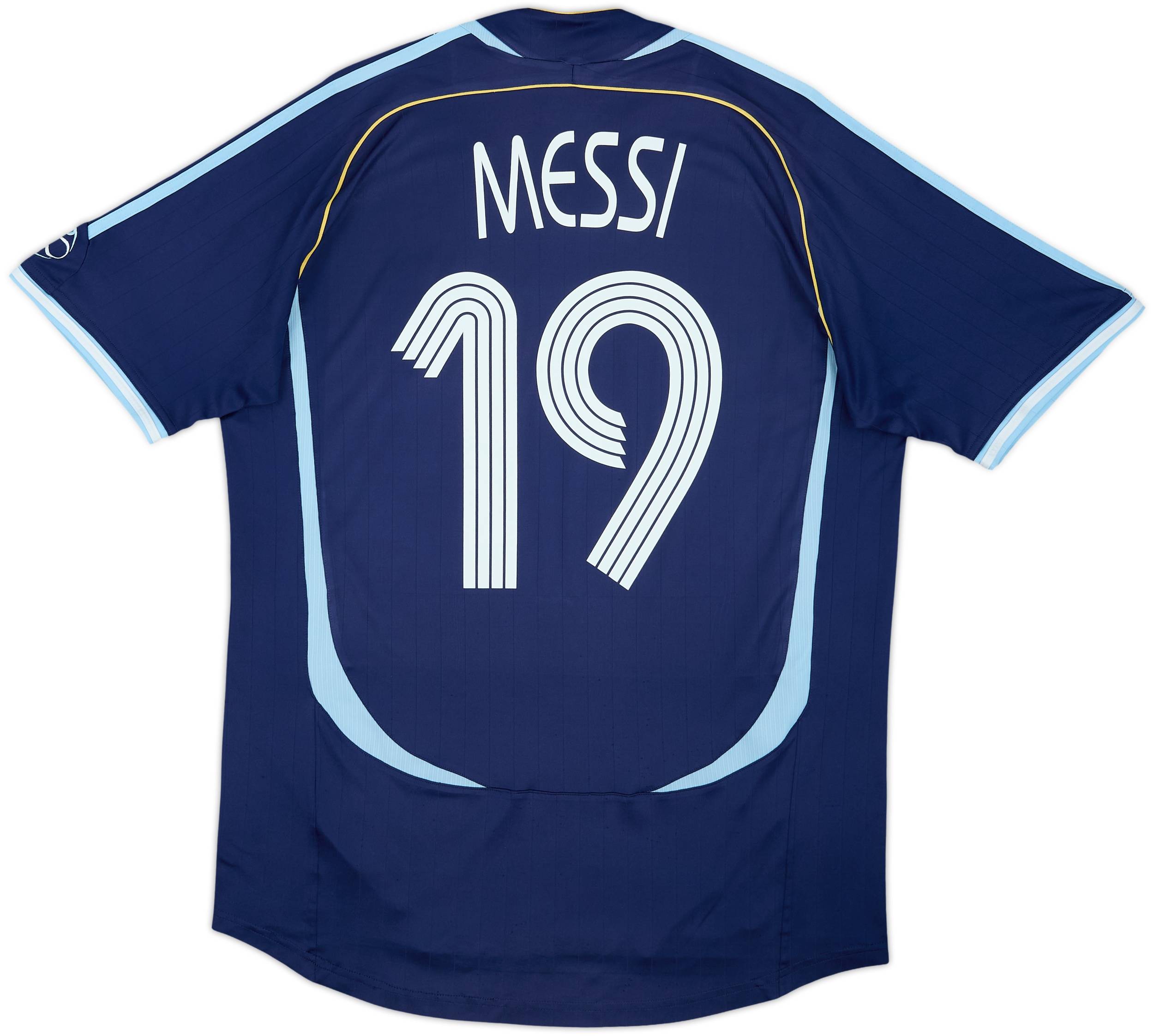 2006-07 Argentina Away Shirt Messi #19 - 6/10 - (L)