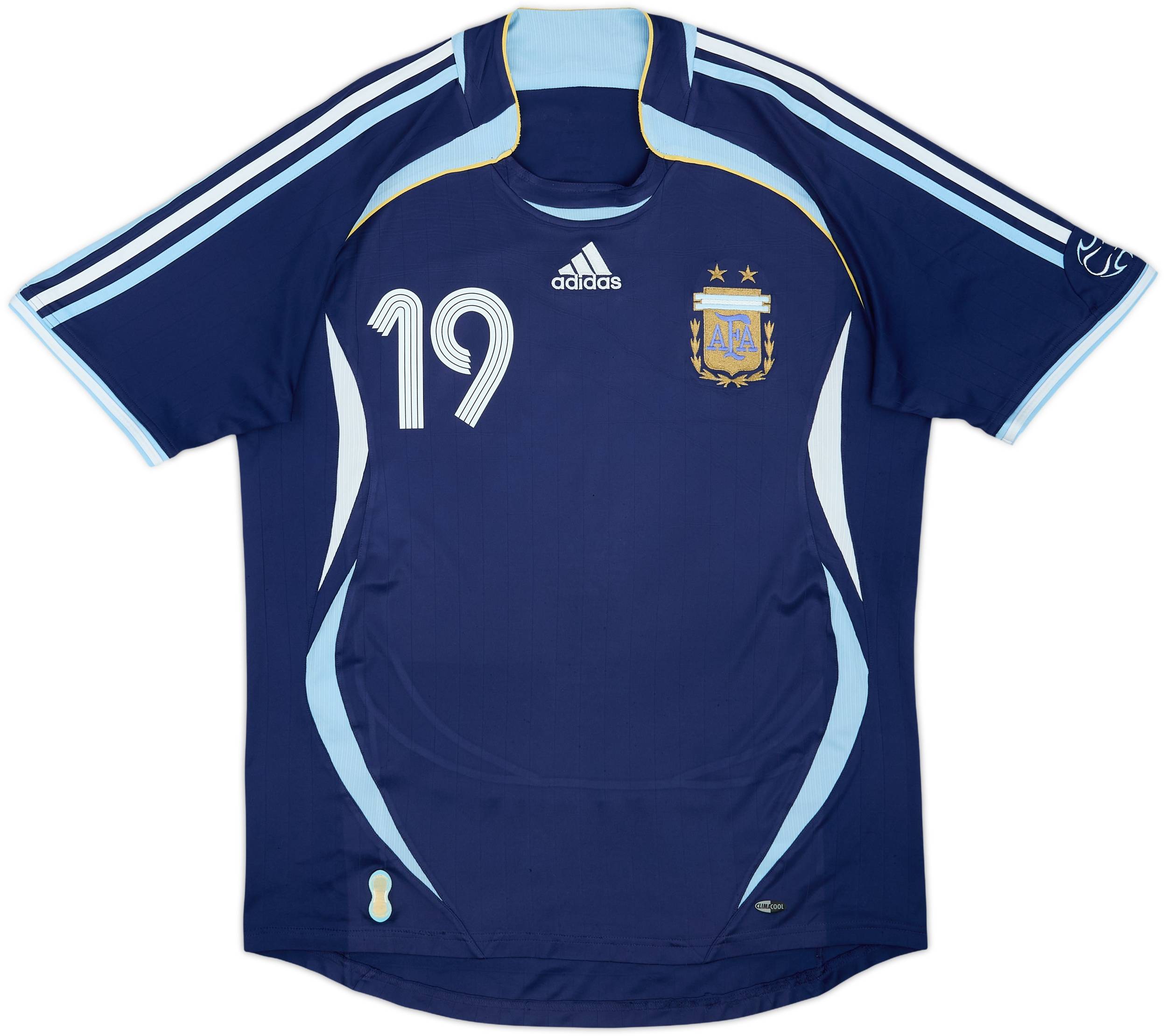2006-07 Argentina Away Shirt Messi #19 - 6/10 - (L)