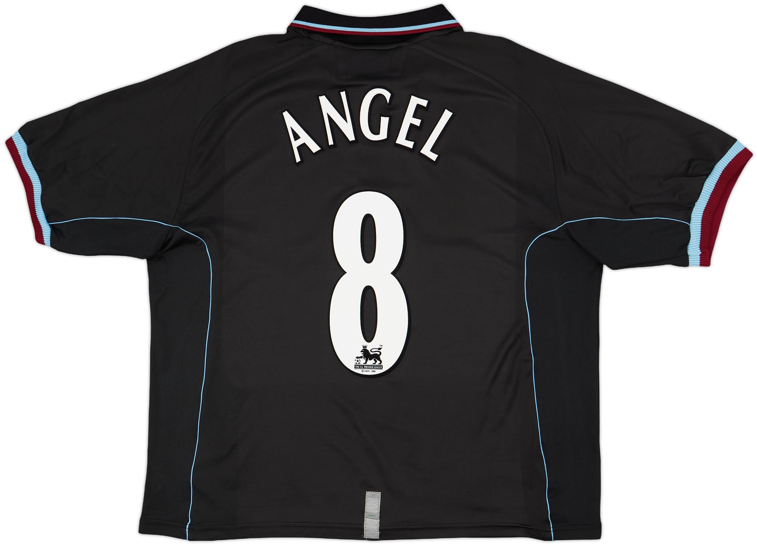 2000-01 Aston Villa Away Shirt Angel #8 - 7/10 - (L)