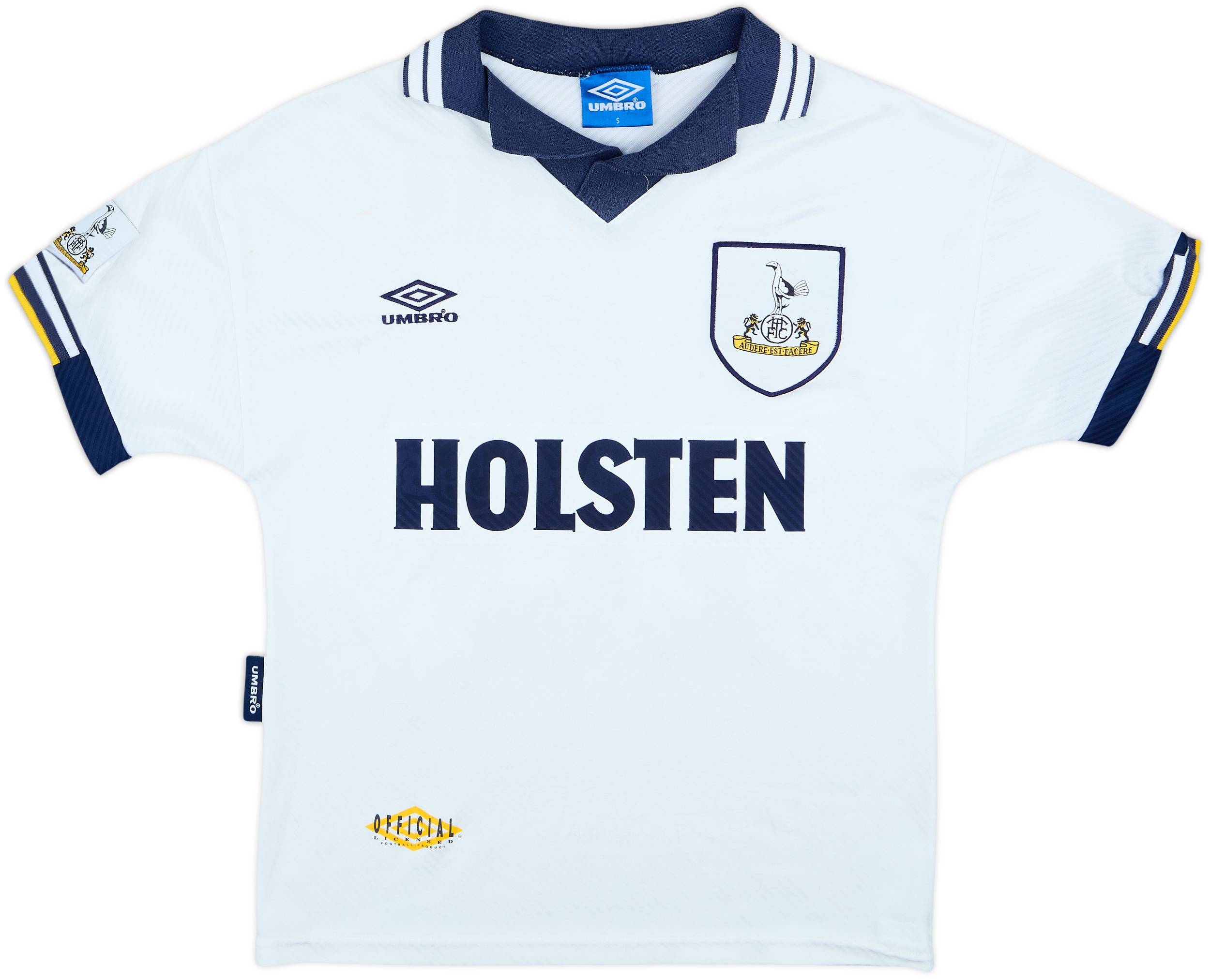 1993-95 Tottenham Home Shirt Klinsmann #18 - 8/10 - (S)