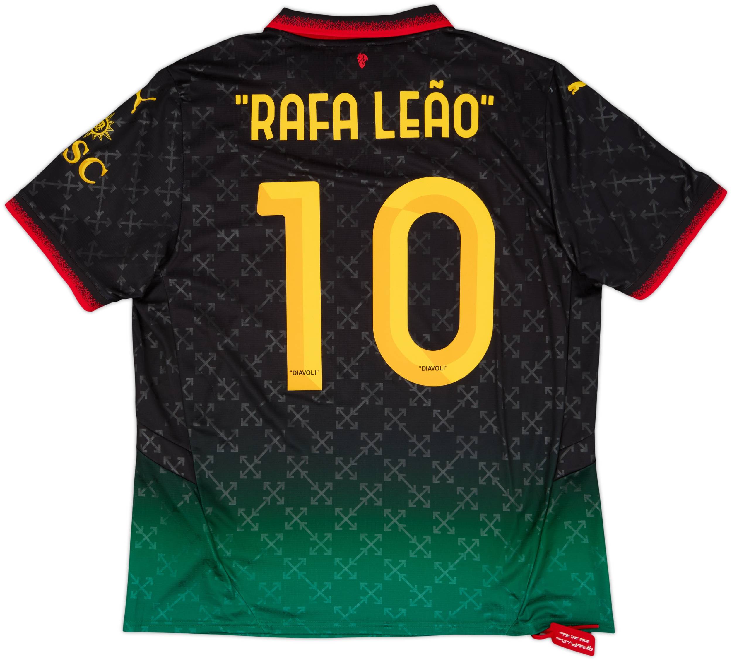 2024-25 AC Milan x Off White Fourth Shirt Rafa Leao #10 (XL)