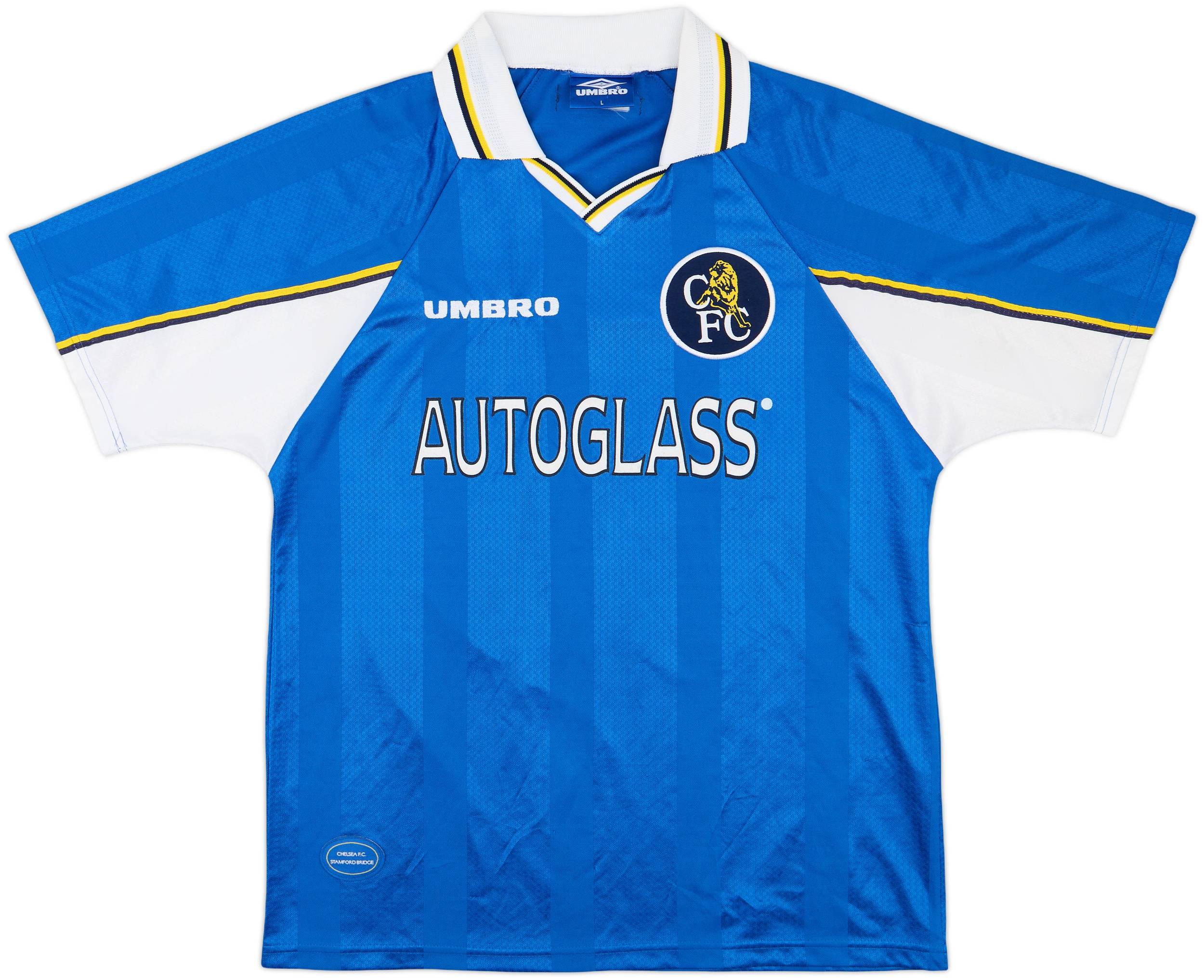 CHELSEA FC UMBRO シャツ ZOLA 25 1997-99 Chelsea Home Shirt Zola #25 - 8/10 - (L)