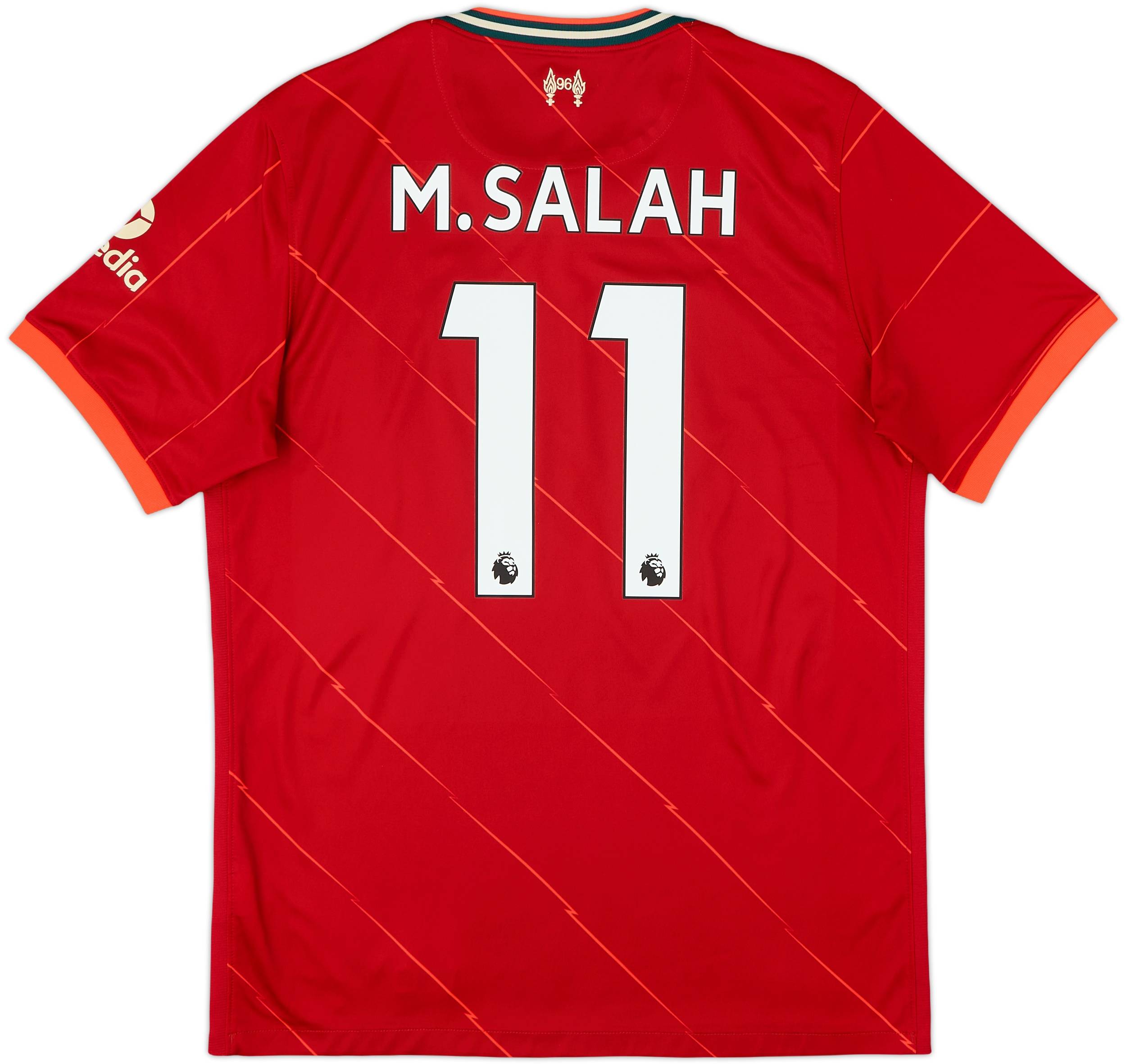 2021-22 Liverpool Home Shirt M.Salah #11 - 6/10 - (L)