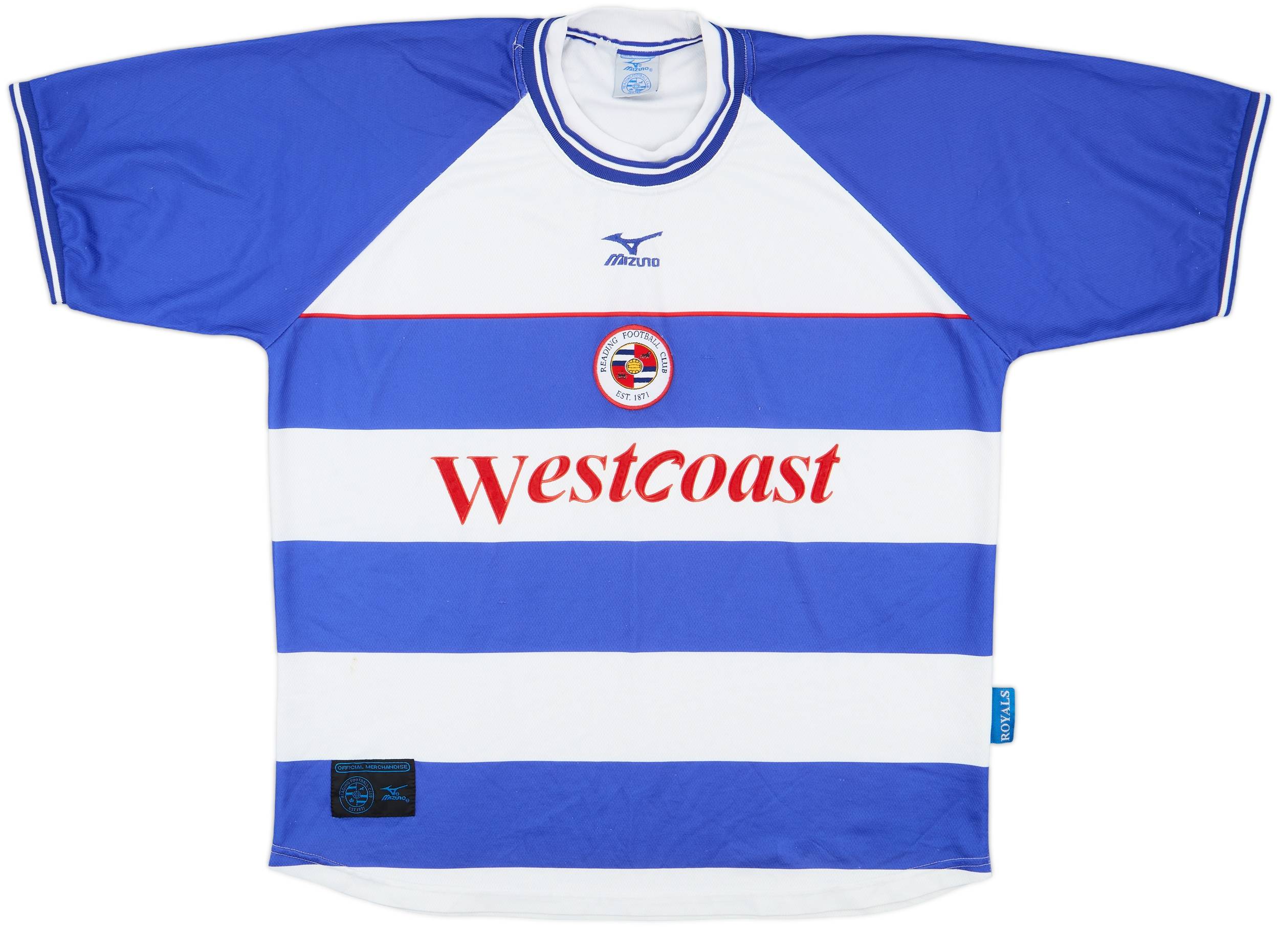 1999-01 Reading Home Shirt 8/10 (XXL)