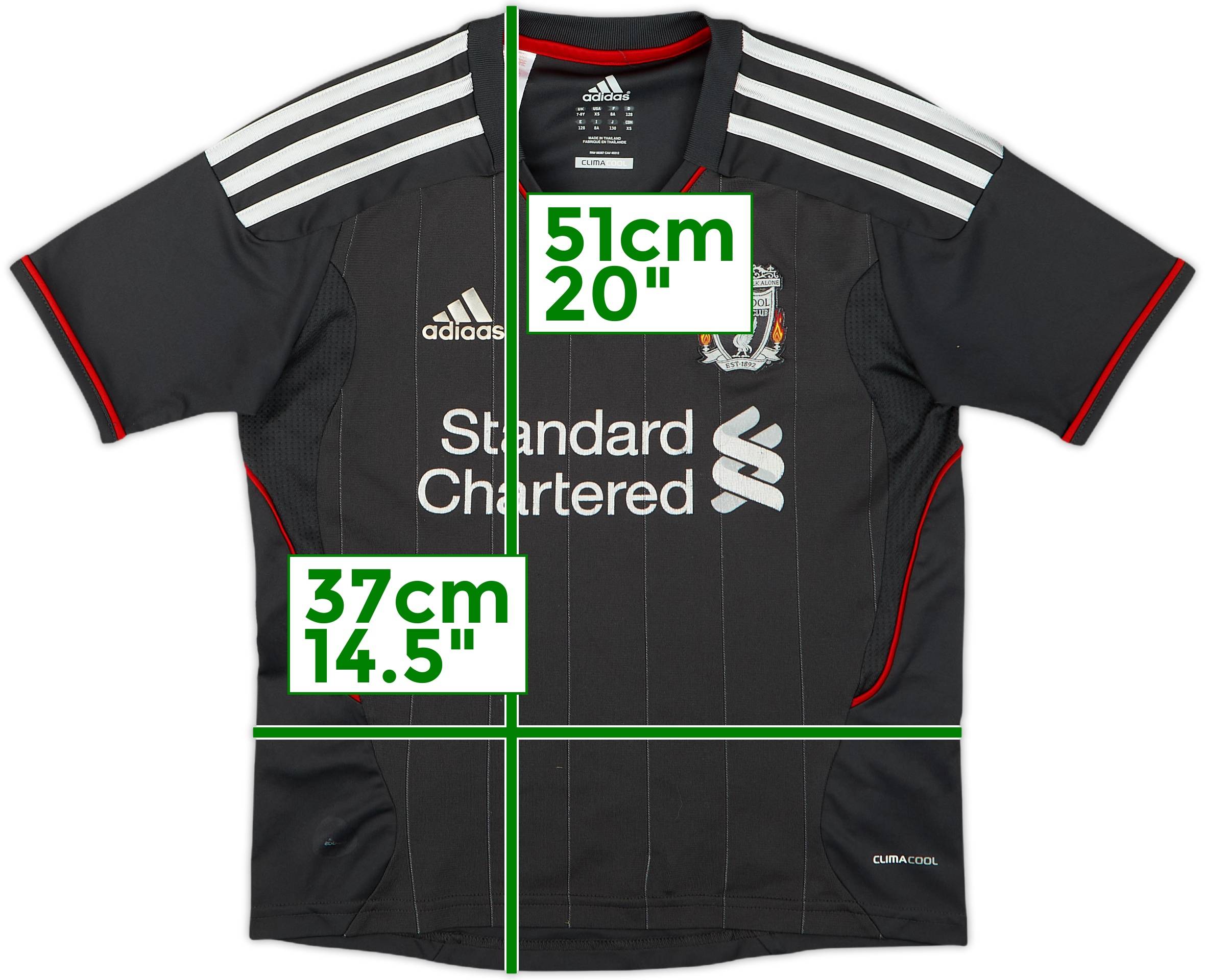 2011-12 Liverpool Away Shirt 7/10