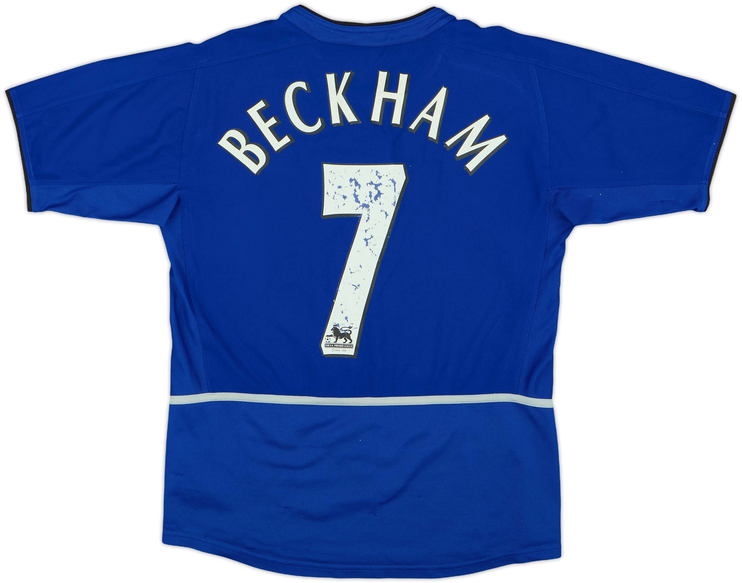2002-03 Manchester United Third Shirt Beckham #7 - 5/10 - (L.Boys)