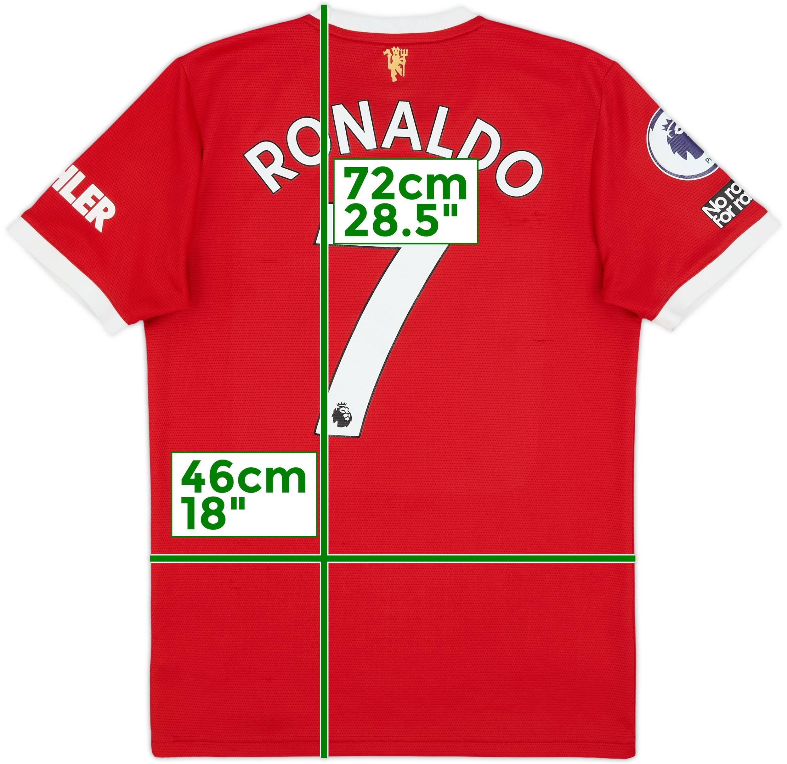2021-22 Manchester United Home Shirt Ronaldo #7 - 7/10 - (S)