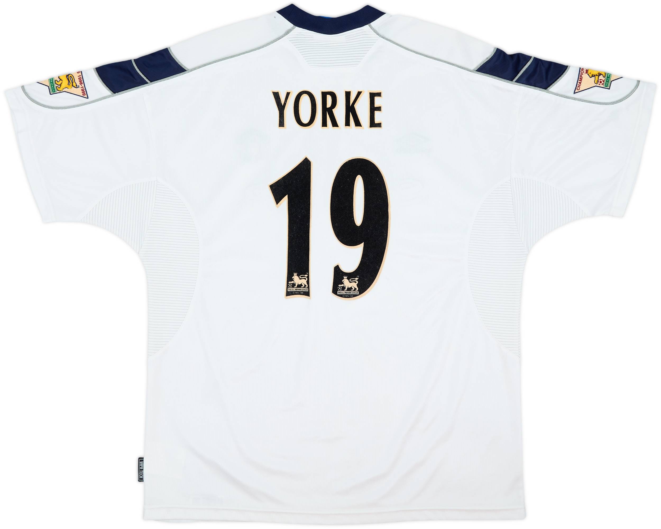 1999-00 Manchester United Third Shirt Yorke #19 - 8/10 - (XL)