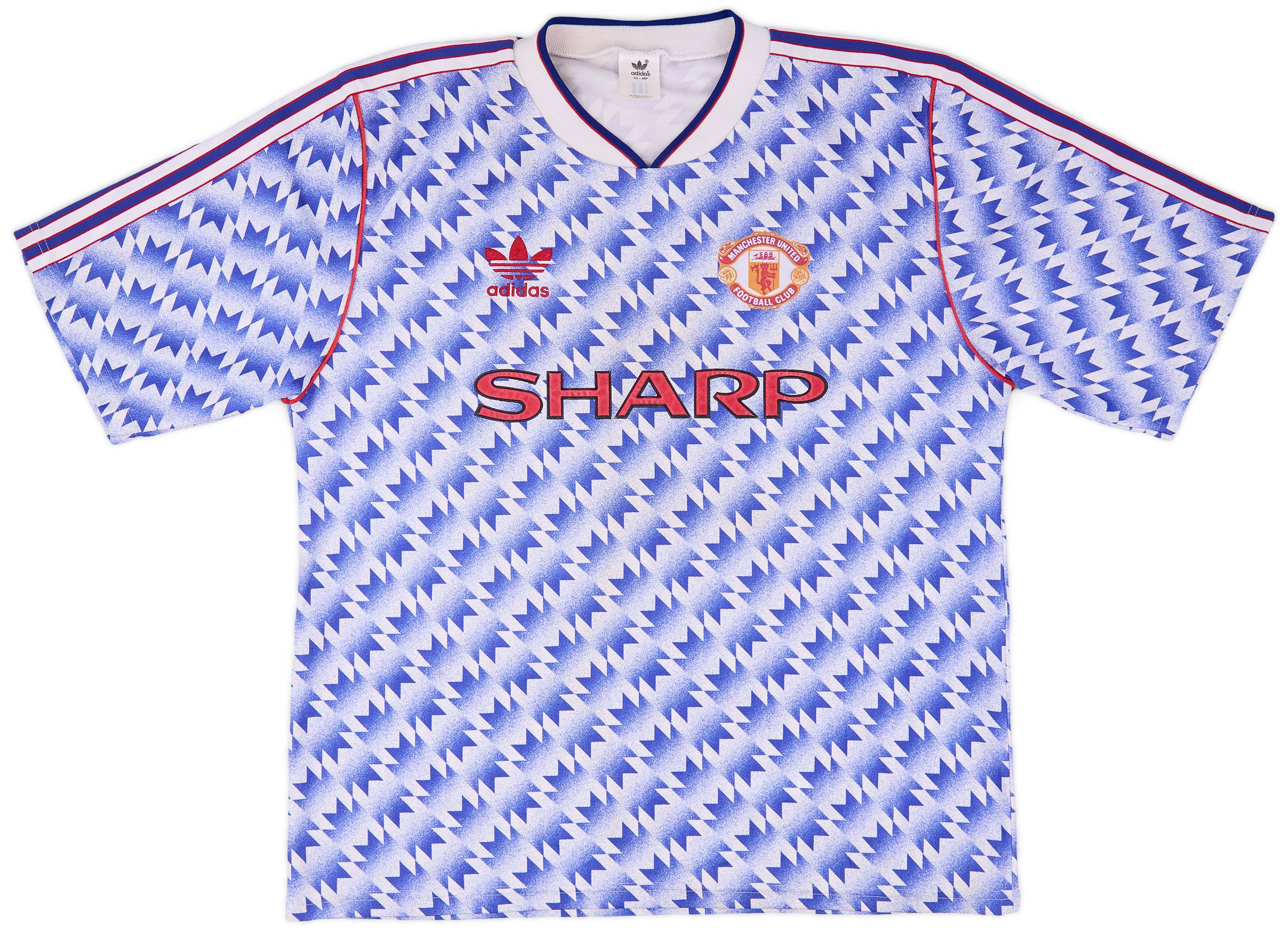1990-92 Manchester United Away Shirt #9 - 8/10 - (L/XL)