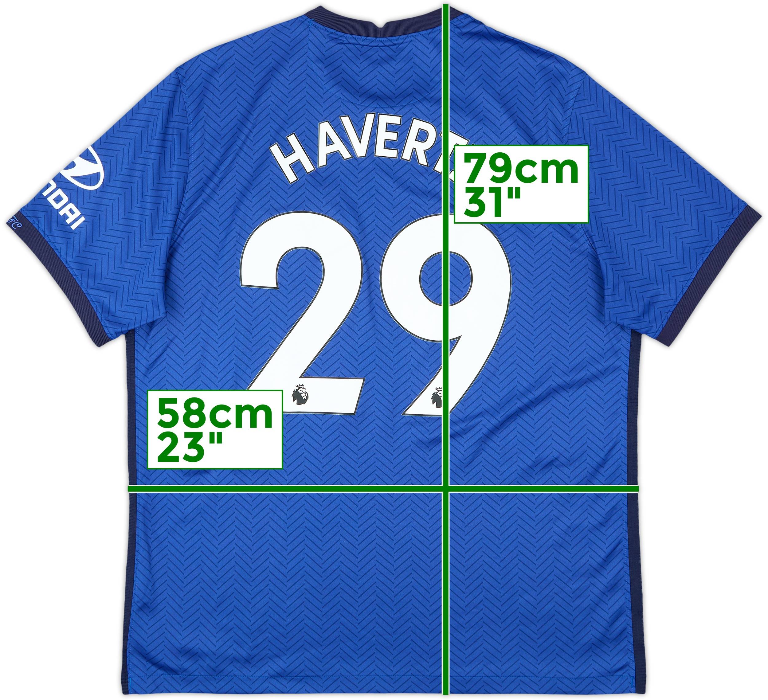 Chelsea FC Havertz 29番シャツ　チェルシー　サッカー　ユニ 2021-22 Chelsea Home Shirt Havertz #29 (M)
