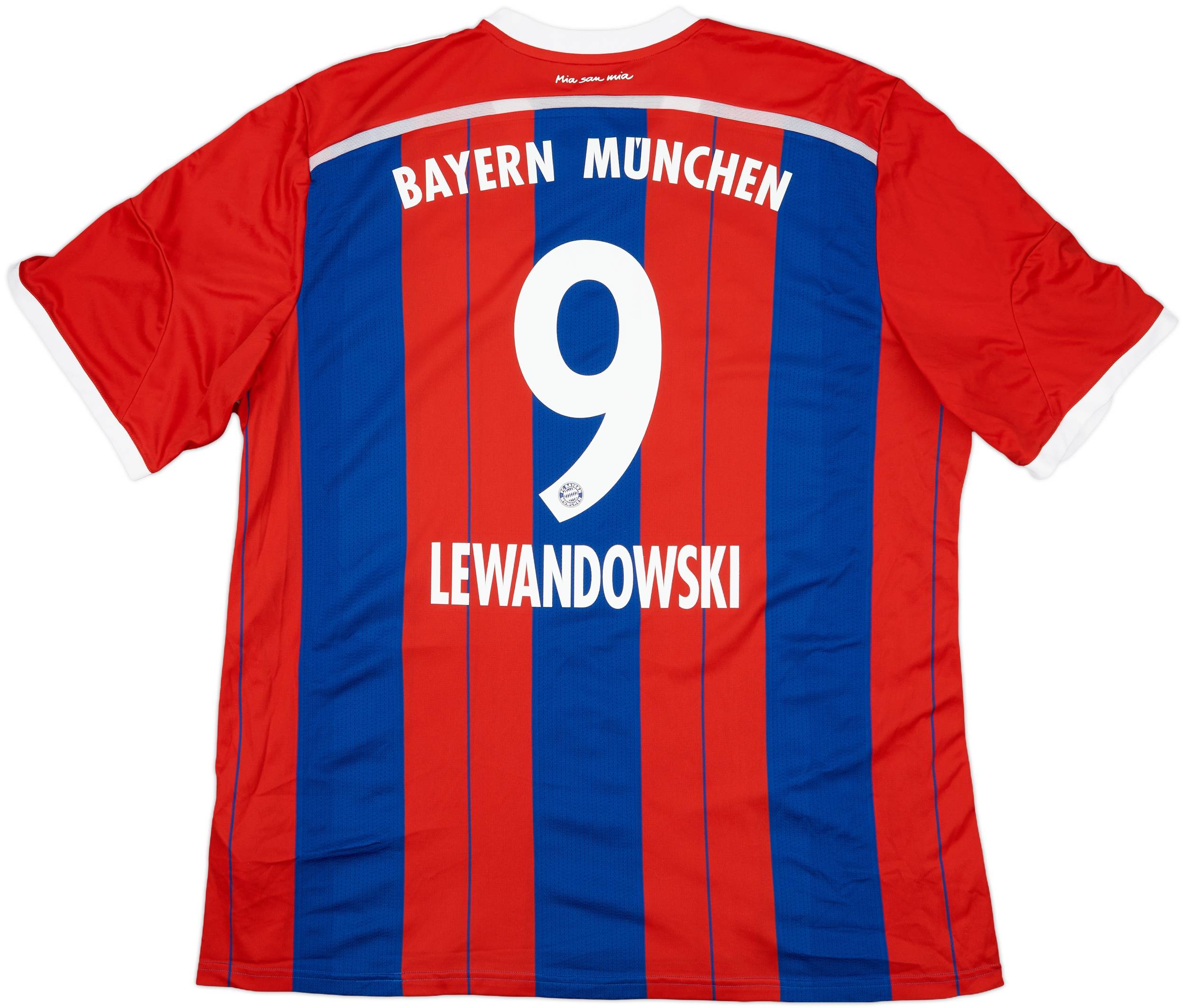 2014-15 Bayern Munich Home Shirt Lewandowski #9 - 6/10 - (3XL)