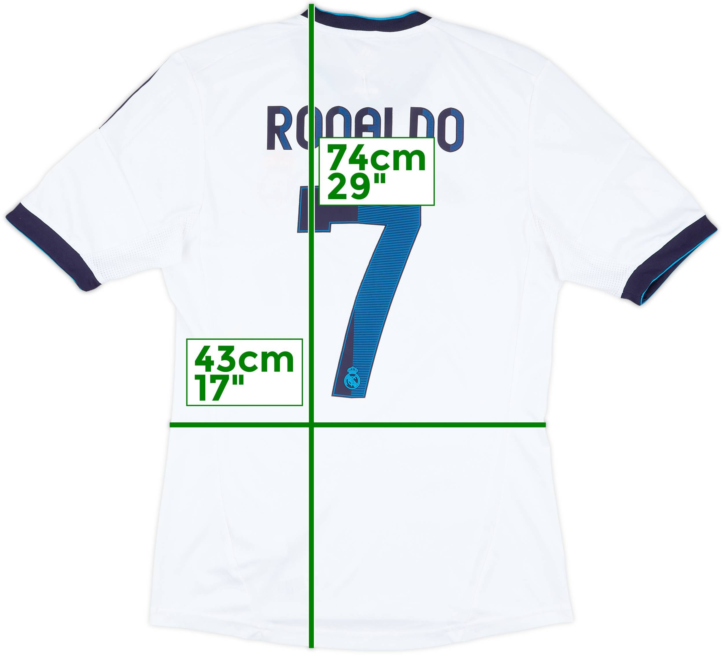 2012-13 Real Madrid Home Shirt Ronaldo #7 - 6/10 - (S)