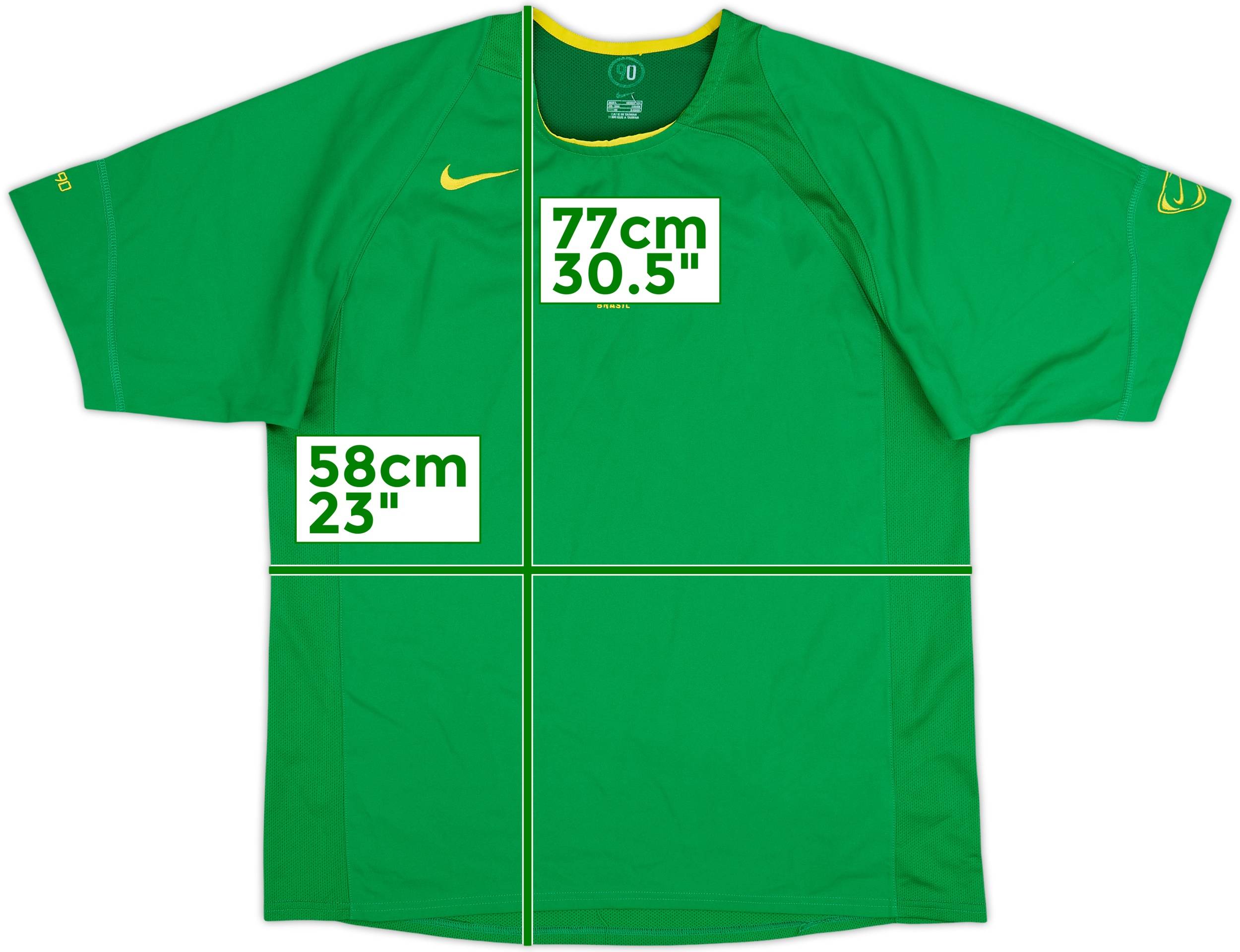 2004-06 Brazil Nike Training Shirt - 9/10 - (L)