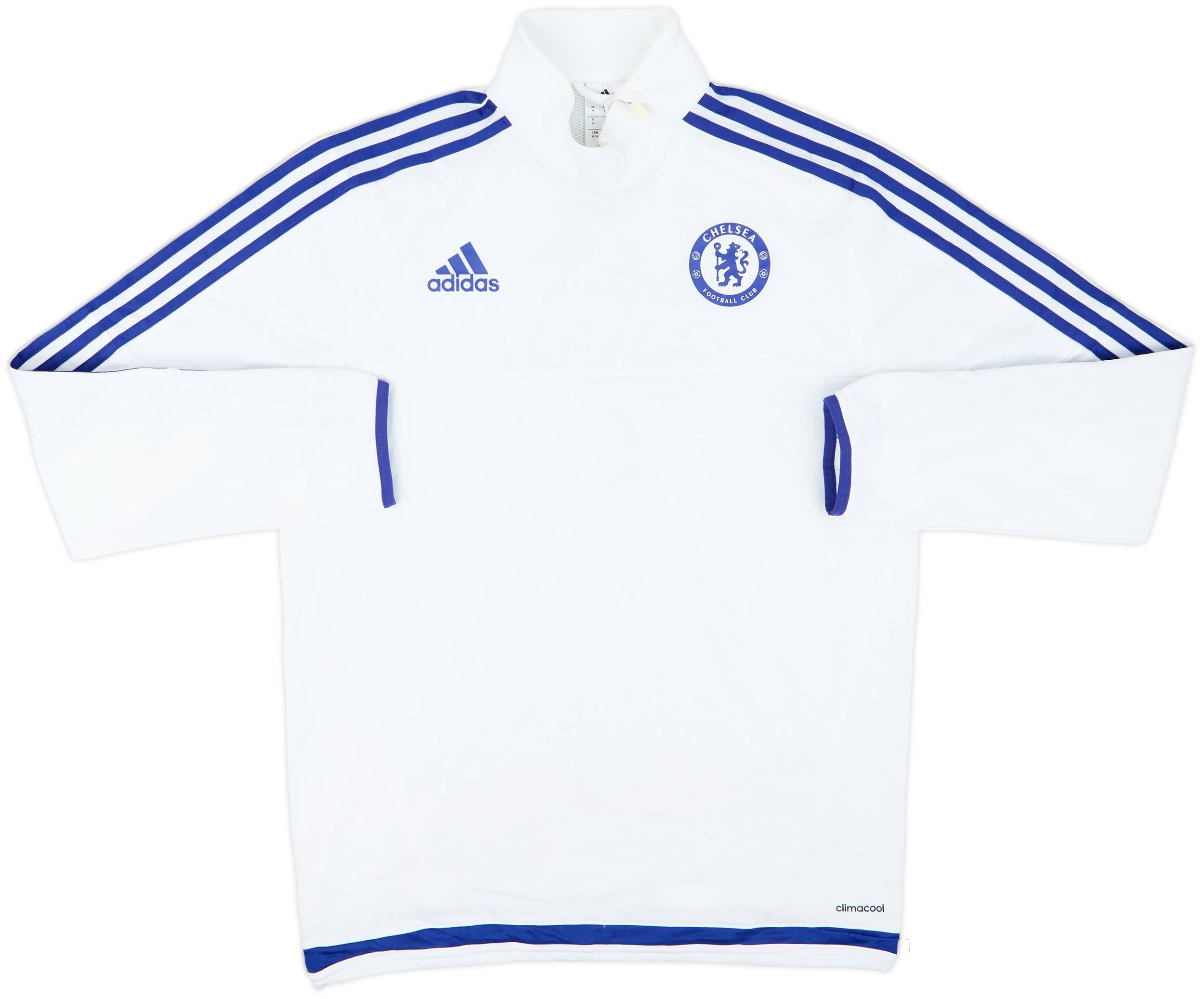 2015-16 Chelsea adidas 1/4 Zip Drill Top - 8/10 - (M)
